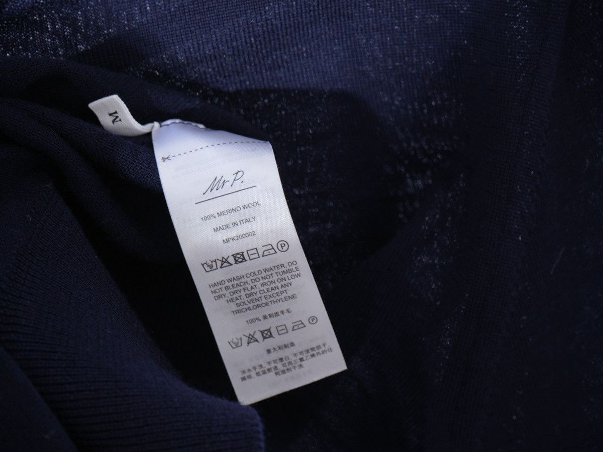 Mr P. Mr Porter - Blue Wool Crewneck - Lightweight Sweater M Size US M / EU 48-50 / 2 - 4 Thumbnail
