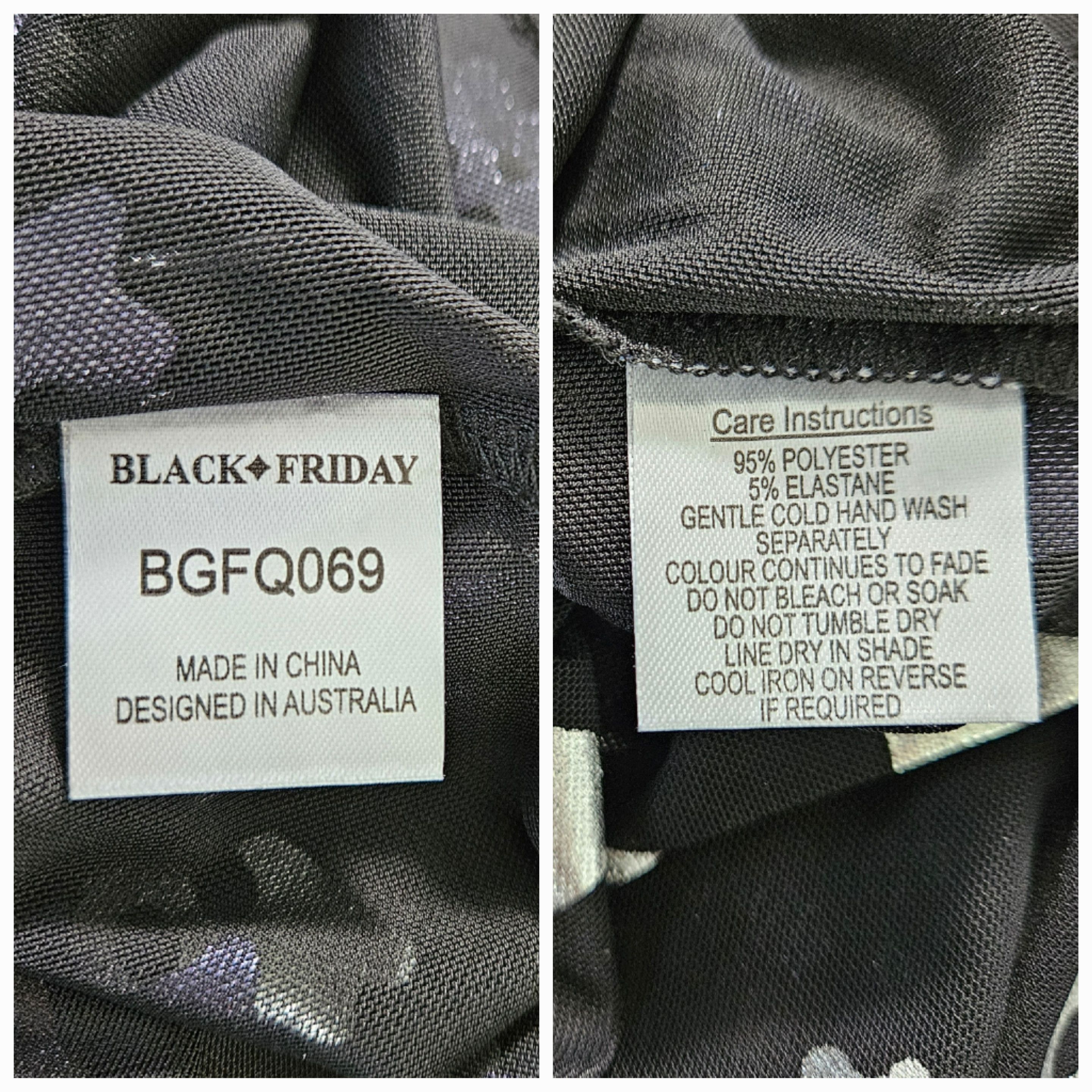 Other Black Friday Size 12 NEW Top Short Sleeve Sheer Black Mesh Size L / US 10 / IT 46 - 10 Thumbnail