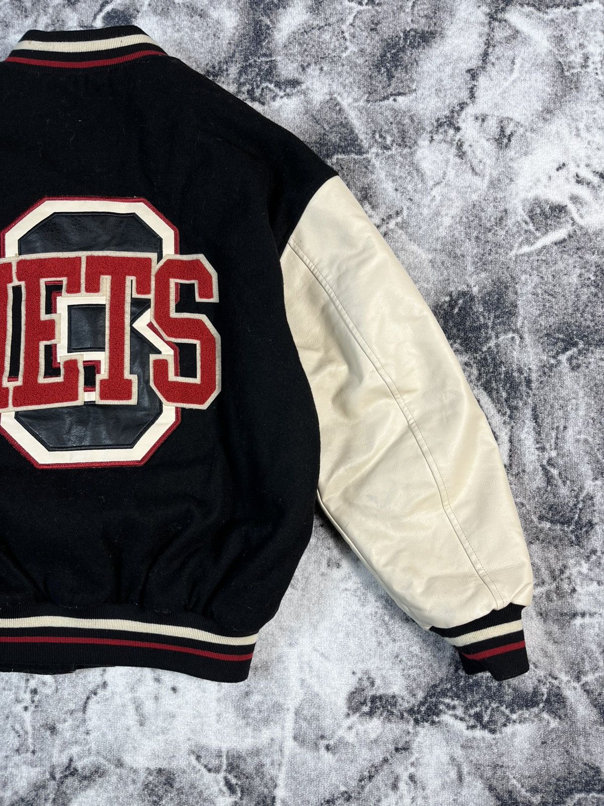 Other Varsity / Letterman Jacket “JETS” – Tagged XS/ Fits Men’s XL Size US XL / EU 56 / 4 - 11 Thumbnail