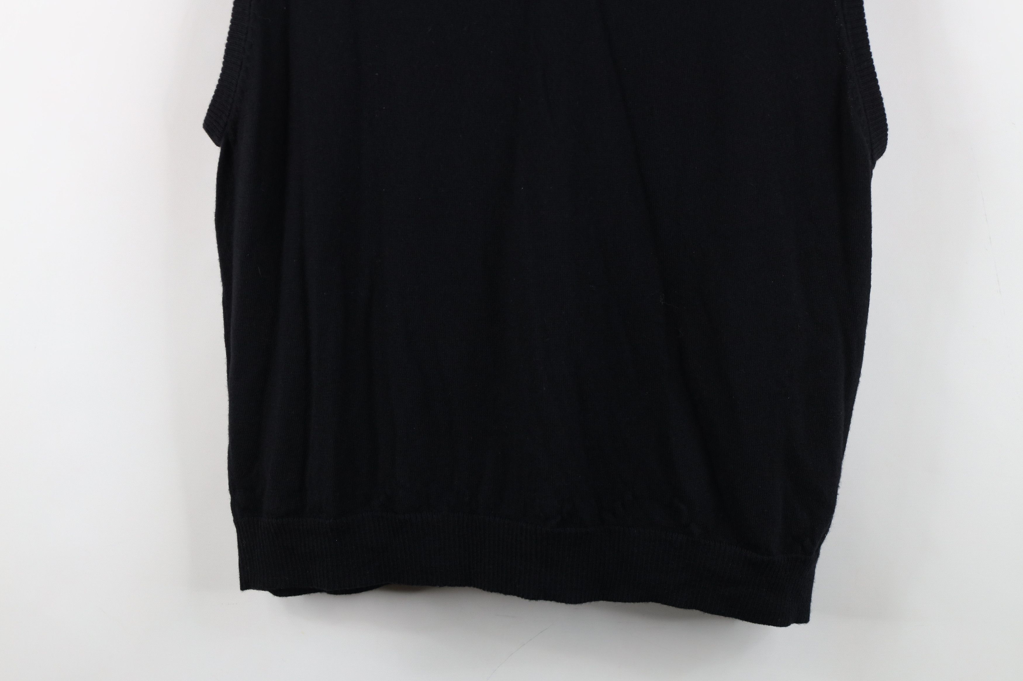 Vintage Vintage 90s Streetwear Fine Merino Wool Knit Sweater Vest Size US XL / EU 56 / 4 - 3 Thumbnail