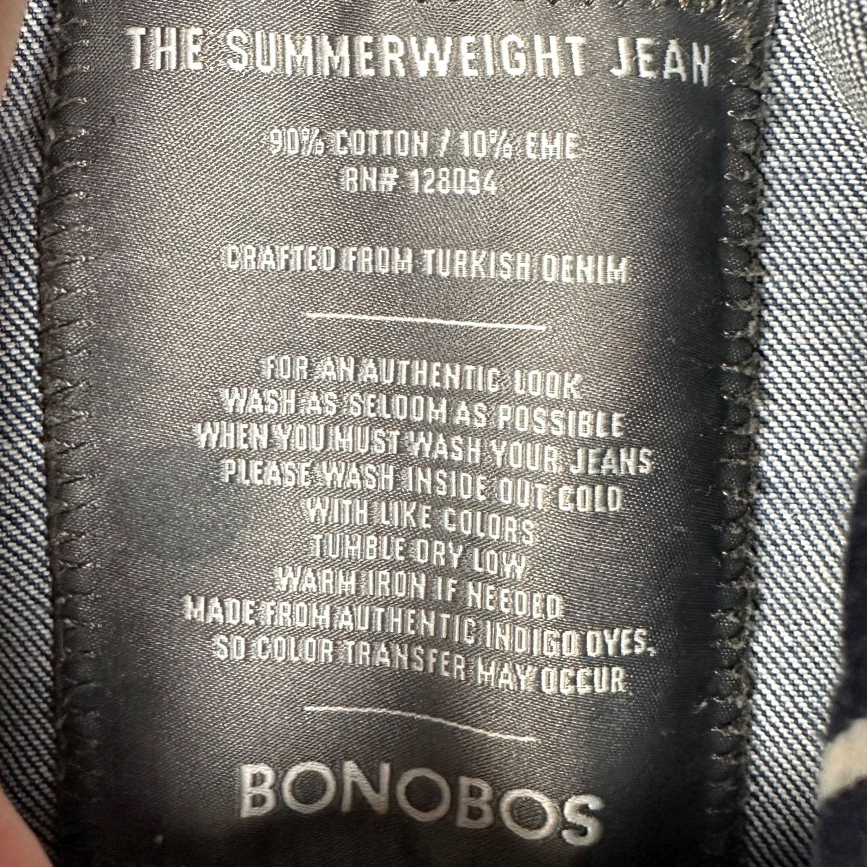 Bonobos Bonobos Jeans Mens 36X30 Blue Straight Jeans 5-Pocket Casual EUC Bonobos Straight Jeans Mens Blue 36 30 Size US 36 / EU 52 - 5 Thumbnail