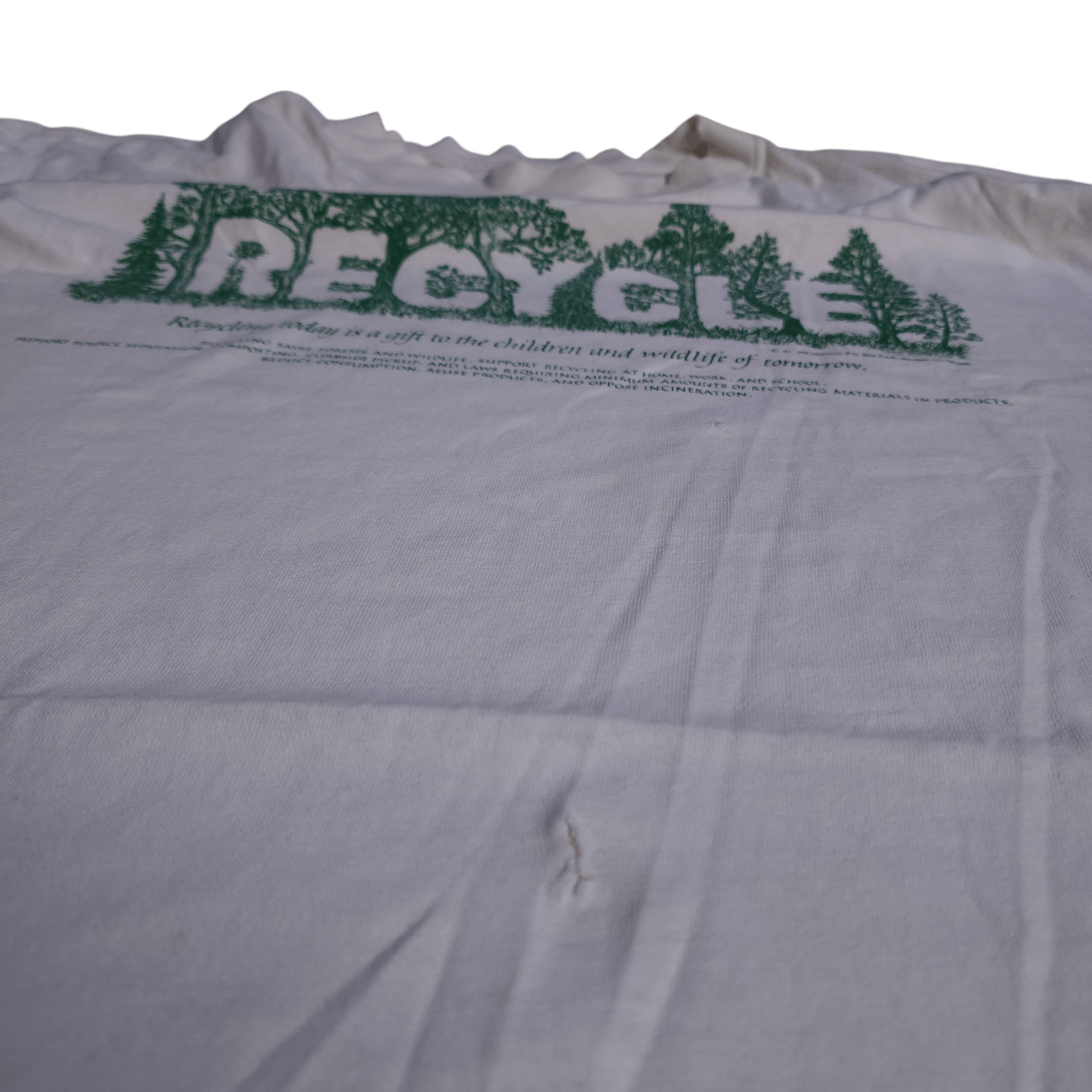 Vintage Rare Vintage 90s Recycle tees The Mountaineer 1991 shirts Size US L / EU 52-54 / 3 - 8 Thumbnail