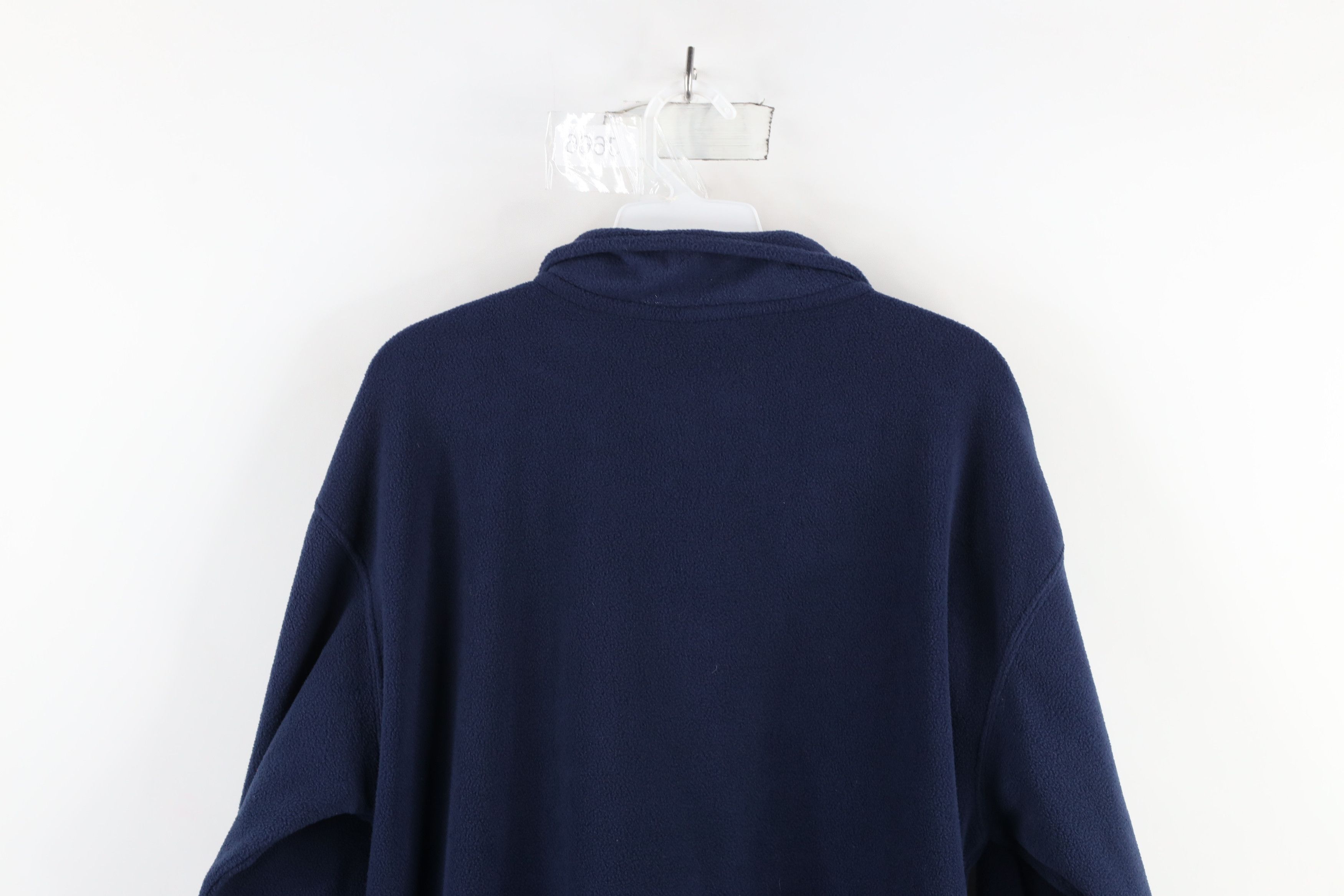 Vintage Vintage Notre Dame University Half Zip Fleece Sweater Blue Size US M / EU 48-50 / 2 - 10 Thumbnail