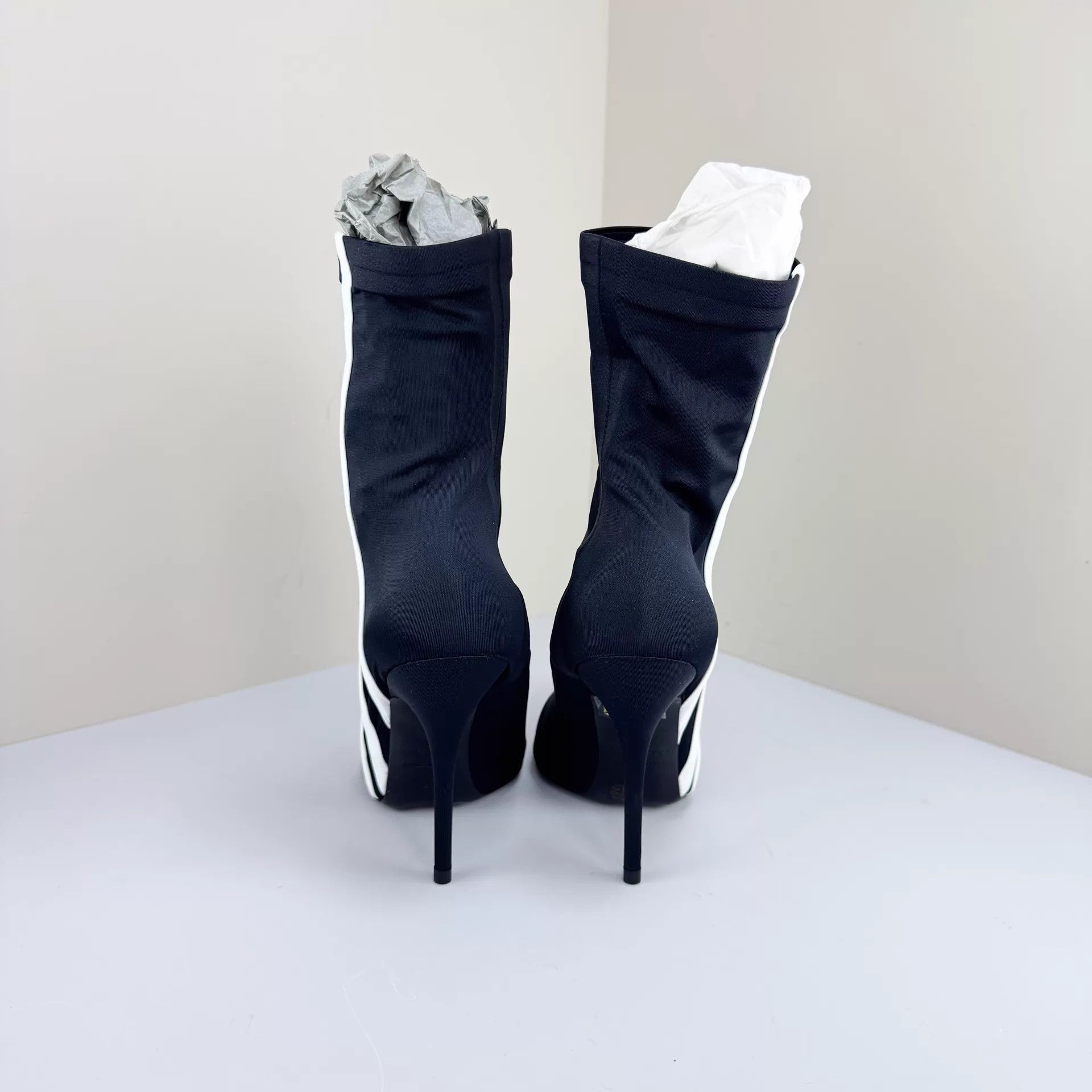 Balenciaga Balenciaga x Adidas Women's Sock High Heel 37 (New) Size US 6.5 / IT 36.5 - 3 Thumbnail
