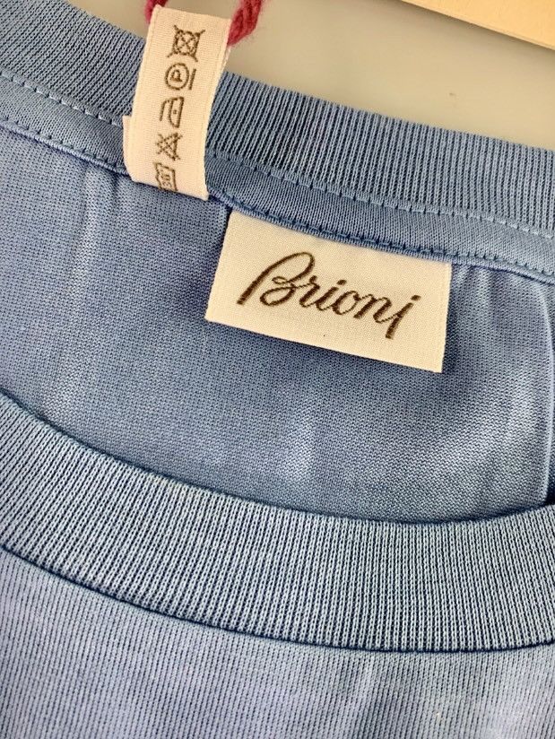 Brioni Brioni 🇮🇹 bleu marine sailing t-shirt XL NEW Size US XL / EU 56 / 4 - 9 Thumbnail
