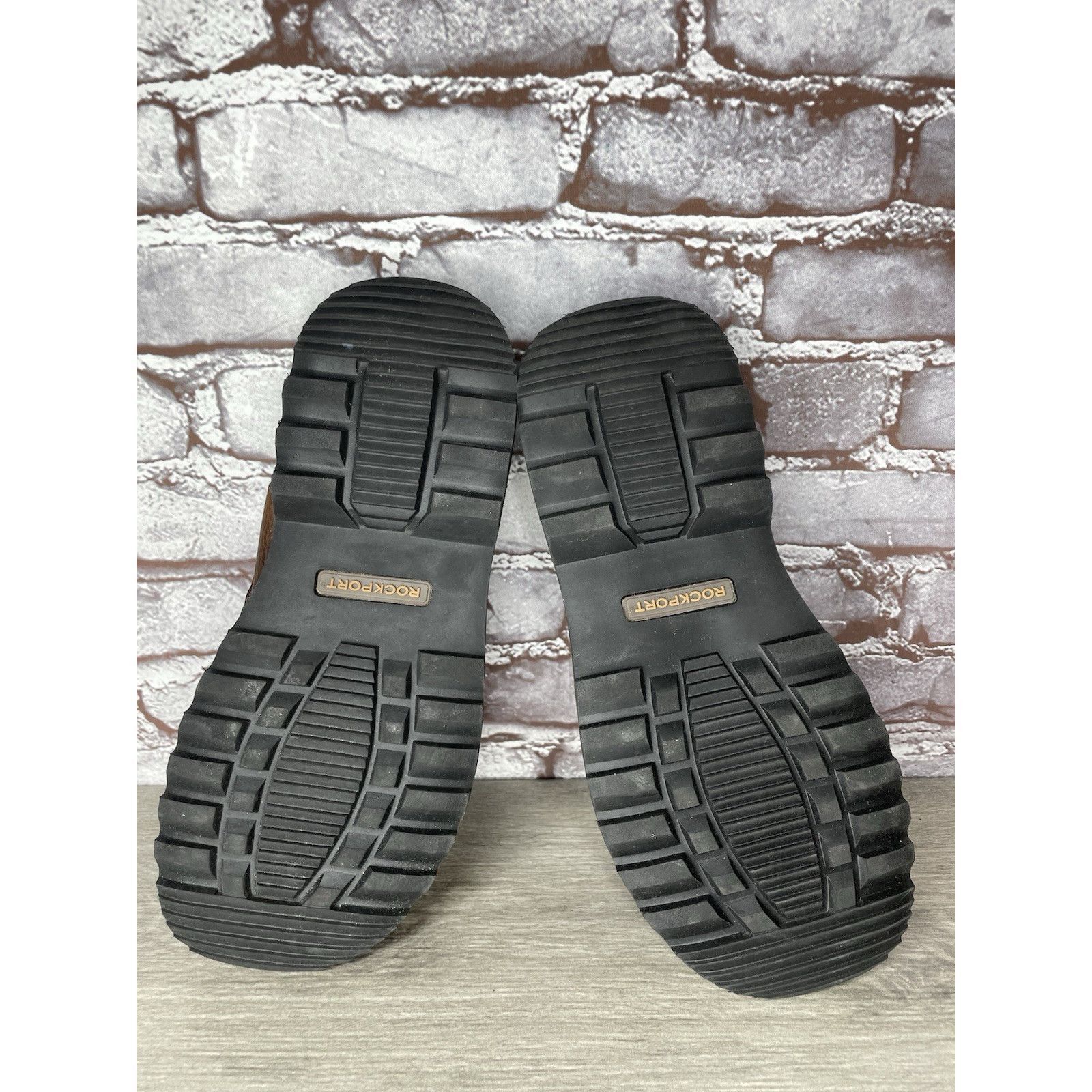 Rockport Rockport Brown Leather Cushion Open Toe Casual Slides Sandal Size US 11 / EU 44 - 9 Thumbnail