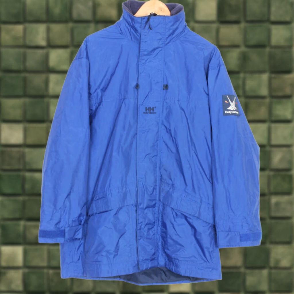 Helly Hansen VINTAGE Helly Hansen Jacket Men S Hooded Sailing Blue 46-48 MJ2178 Size US S / EU 44-46 / 1 - 1 Thumbnail