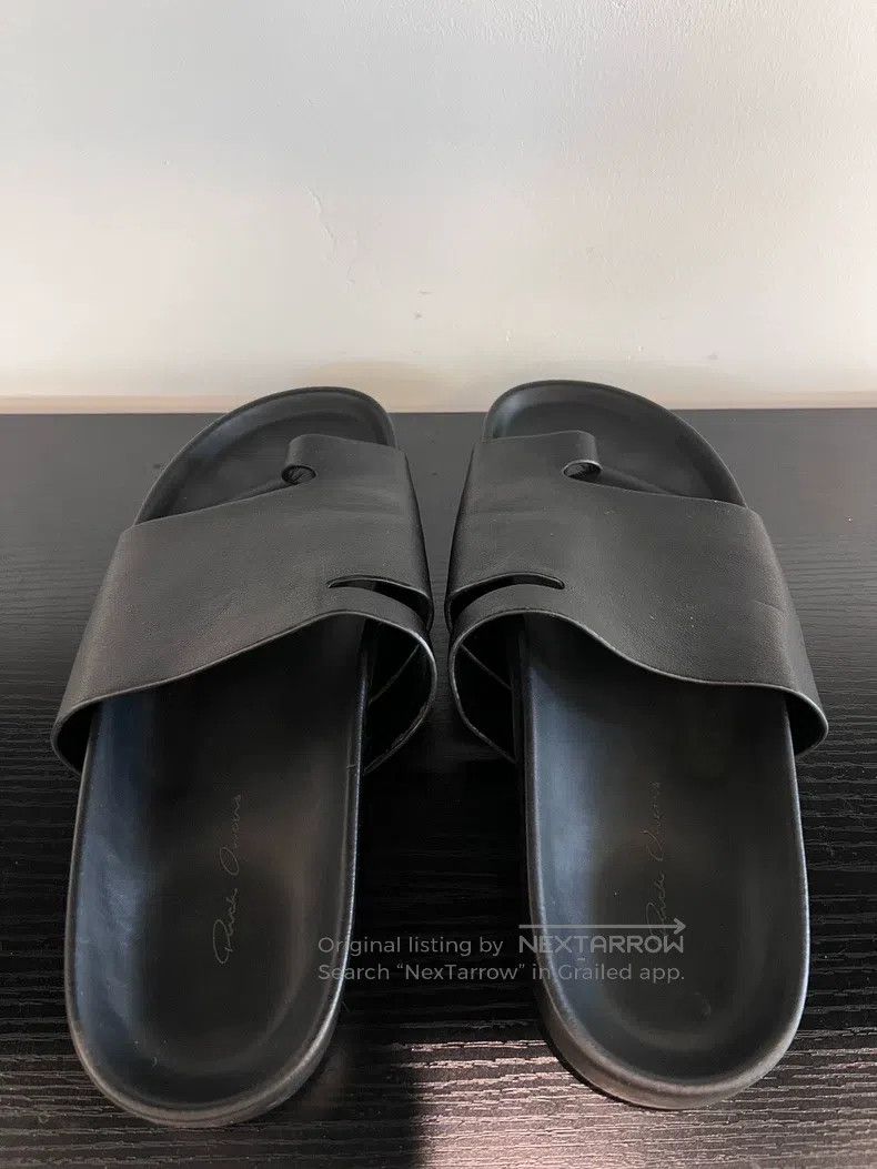 Rick Owens RICK OWENS Cowhide leather sole sandals, size 42 Size US 9 / EU 42 - 2 Thumbnail