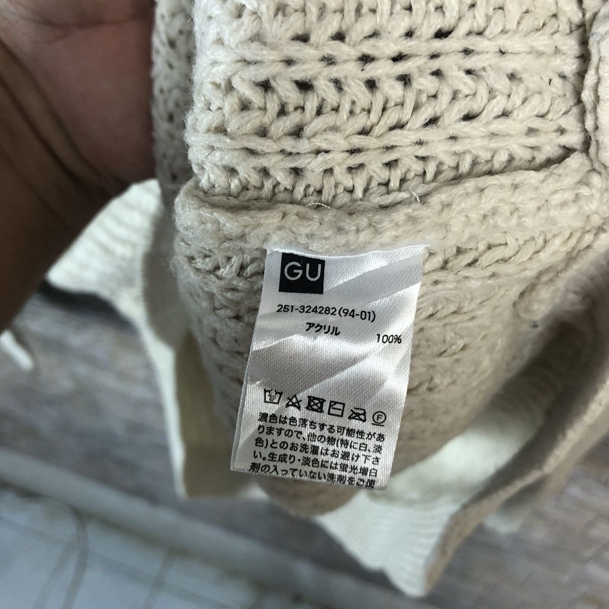 GU × Homespun Knitwear × Japanese Brand GU vintage sweatshirt Knitwear #A930 Size US XL / EU 56 / 4 - 12 Thumbnail