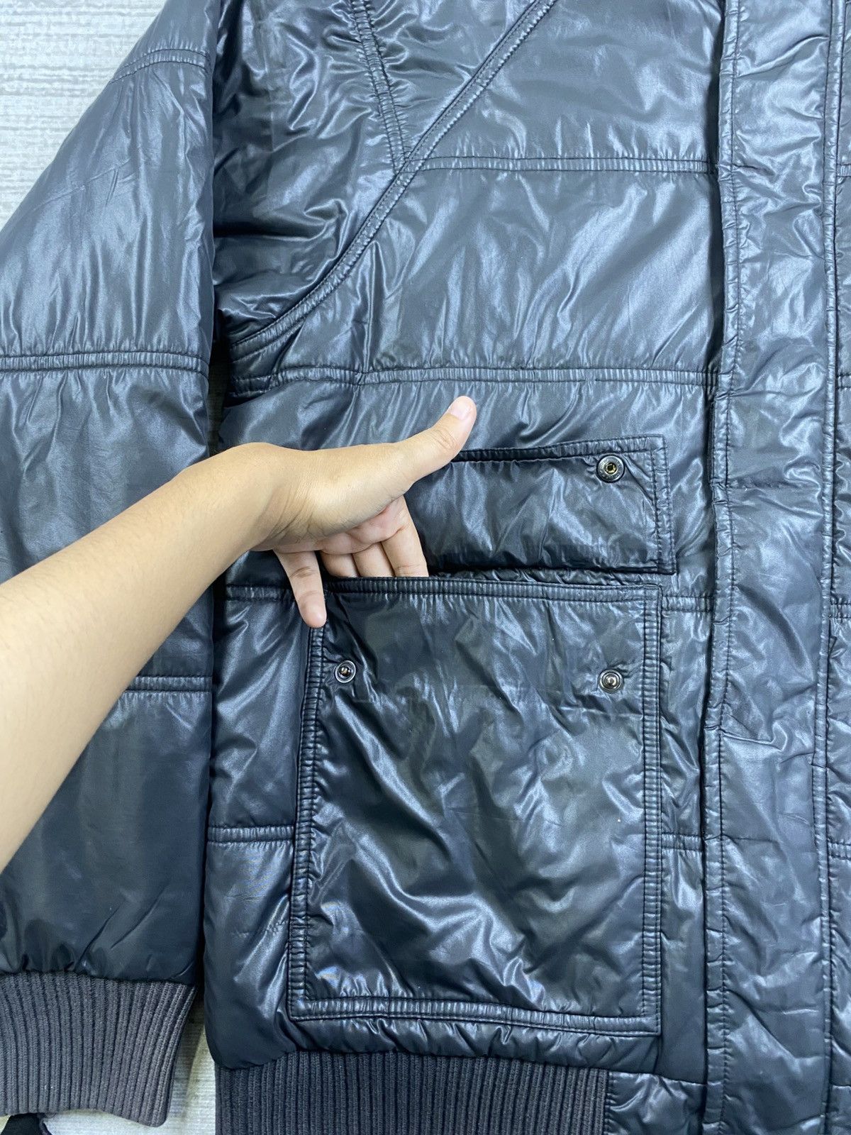Nike × Vintage Vintage Nike Double Pocket Puffer Down Jacket Size US M / EU 48-50 / 2 - 9 Thumbnail