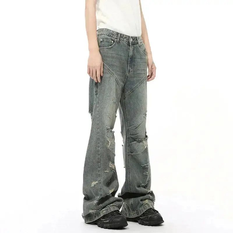 Japanese Brand Casual Pleated Wide Leg Jeans Size US 32 / EU 48 - 1 Thumbnail