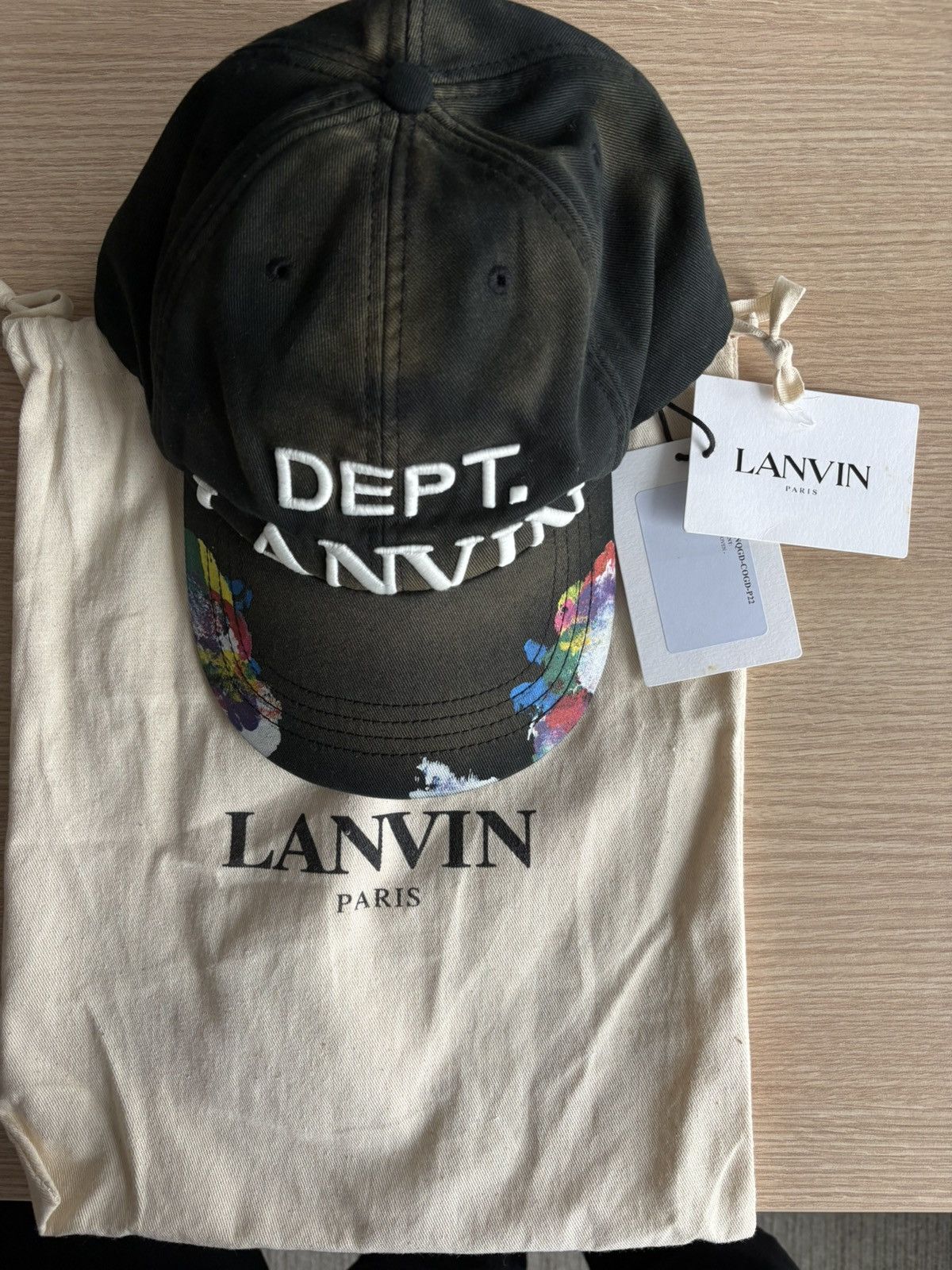 Gallery Dept. × Lanvin Lanvin/Gallery Dept Multicolor Paint Cap Size ONE SIZE - 1 Thumbnail