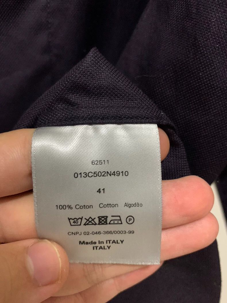 Dior Dior size 41 20ss Black Chest Slogan Shirt Nextarrow-2505 Size US XS / EU 42 / 0 - 4 Thumbnail