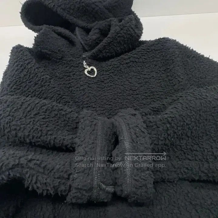 Balenciaga Balenciaga Black Hooded Bear Fleece Sweatshirt. Size US S / EU 44-46 / 1 - 8 Thumbnail