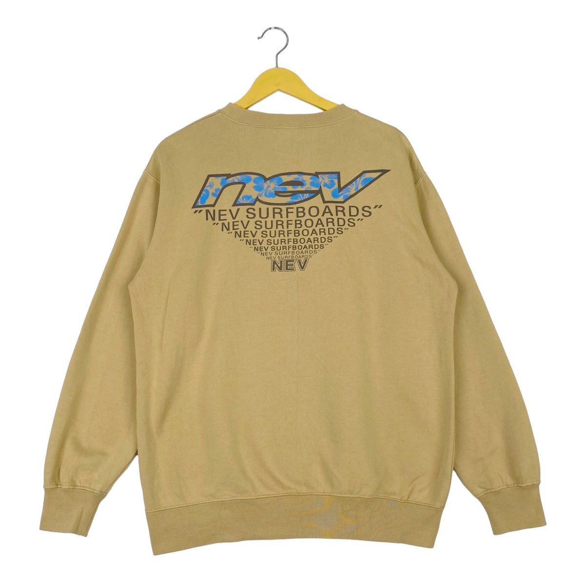 Vintage Vintage Nev Printed Crewneck Sweatshirt Nude Pullover Size US L / EU 52-54 / 3 - 1 Thumbnail