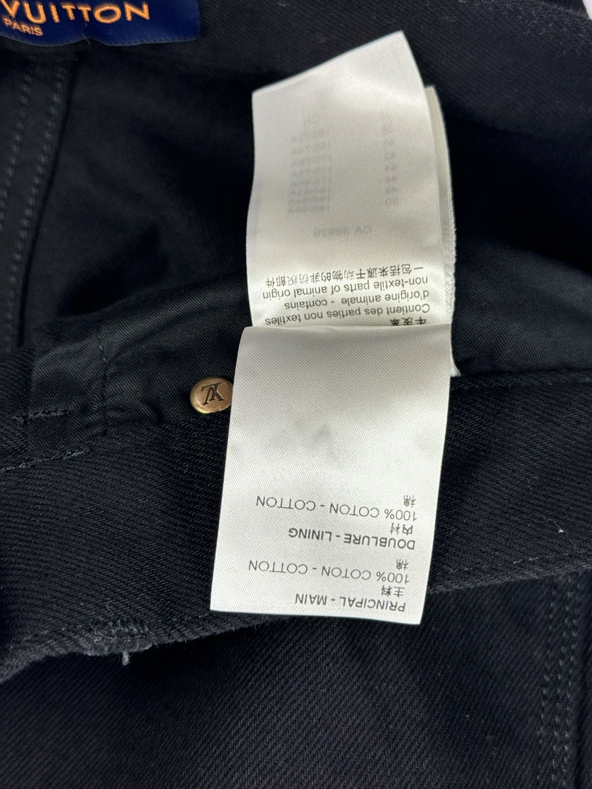 Louis Vuitton MONOGRAM PRINT DENIM CARGO TROUSERS Size US 34 / EU 50 - 13 Thumbnail