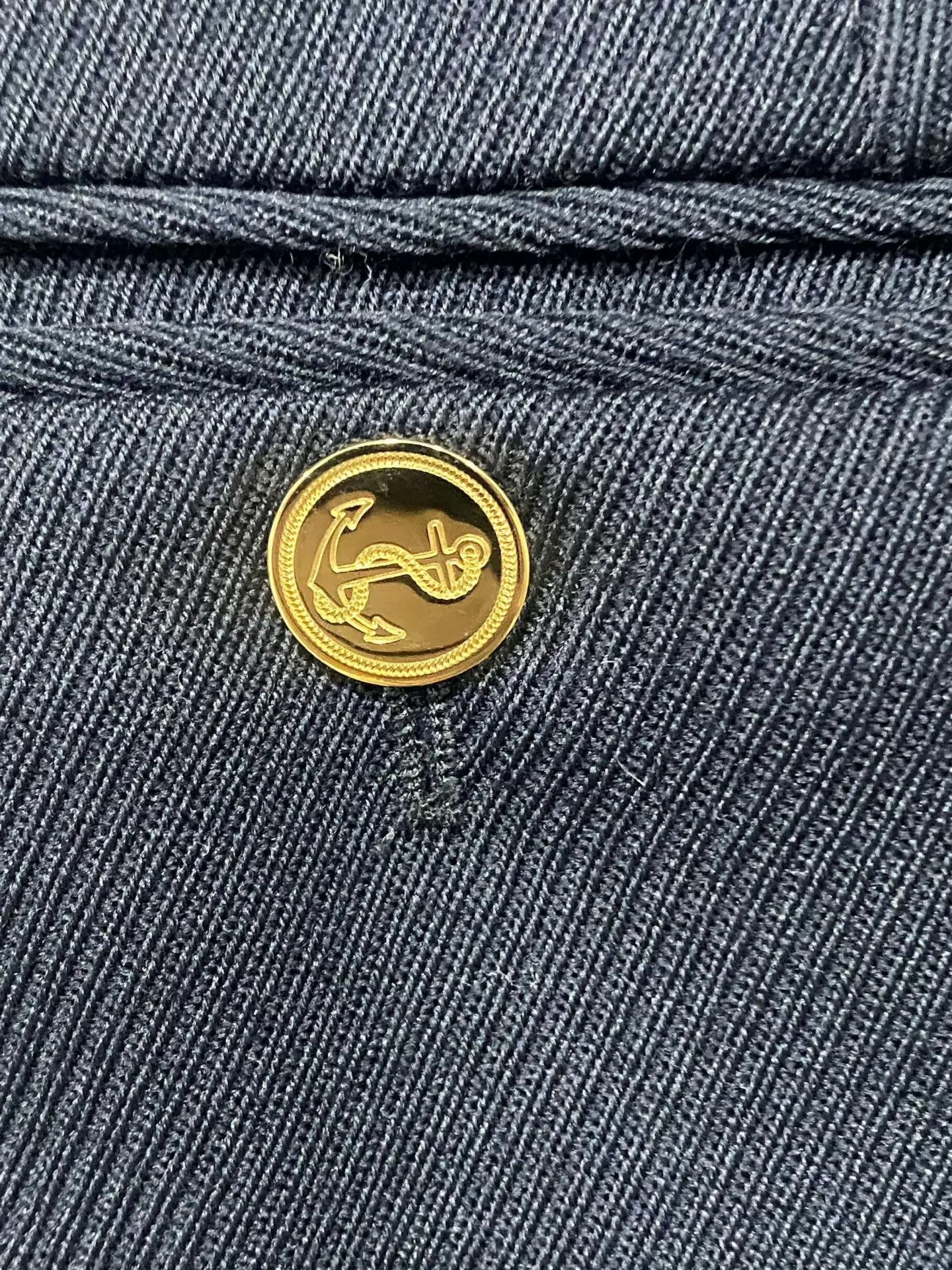 Thom Browne Thom Browne new gold button stripe 1 pants tags Size US 29 - 4 Thumbnail