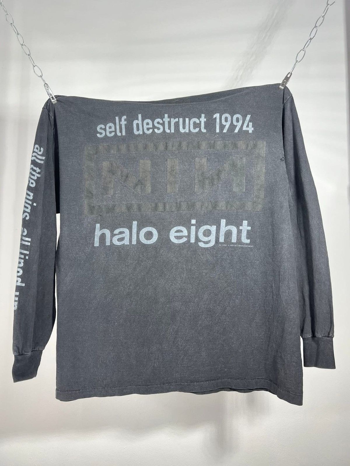 Band Tees Sunfaded Vintage Nine inch Nails 1994s Size US L / EU 52-54 / 3 - 2 Thumbnail