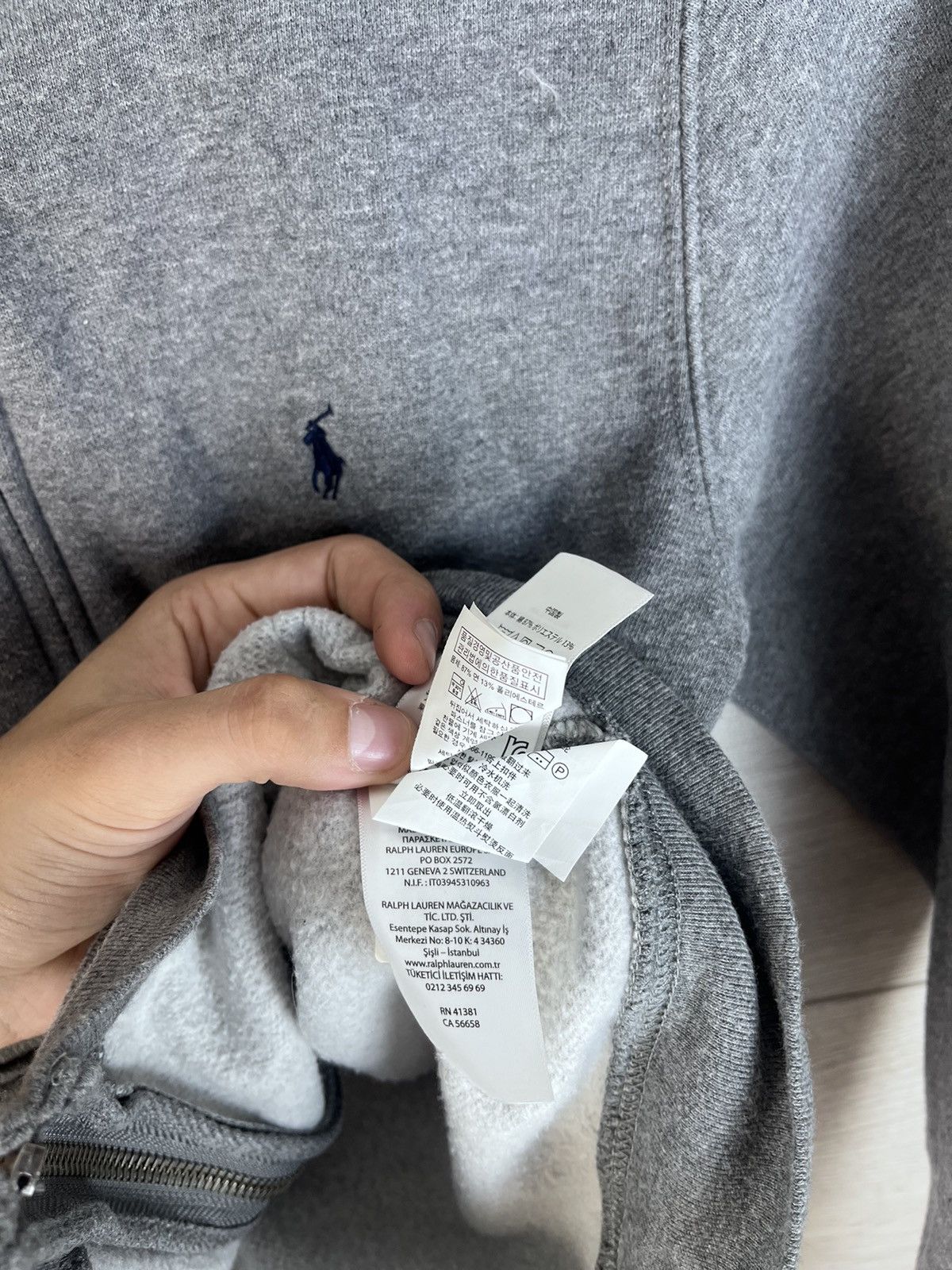 Polo Ralph Lauren Men’s hoodie zip Polo Ralph Lauren Y2K Size US XXS / EU 40 - 7 Thumbnail