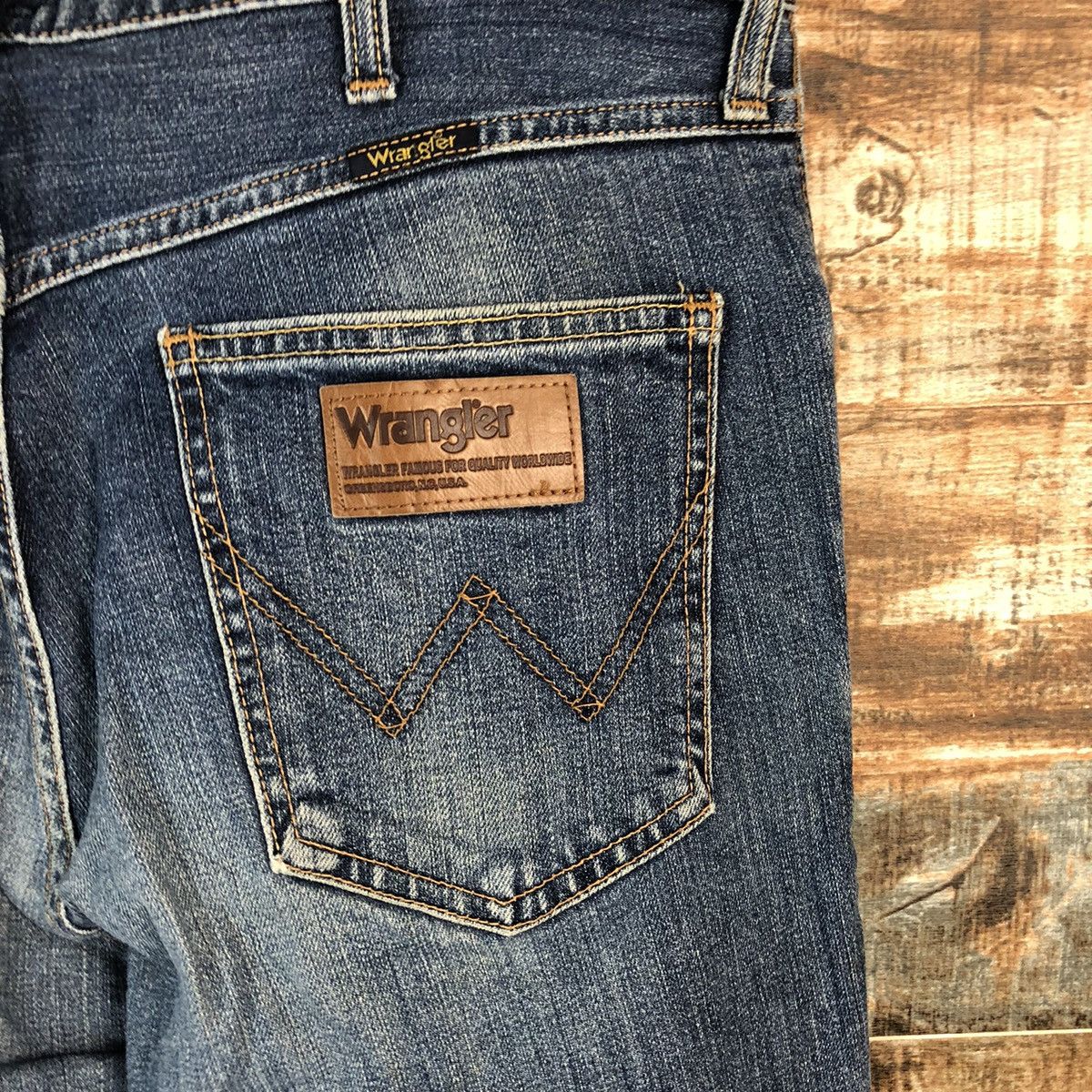 Wrangler DL Wrangler Blue Denim Pants #C203 Size US 32 / EU 48 - 17 Thumbnail