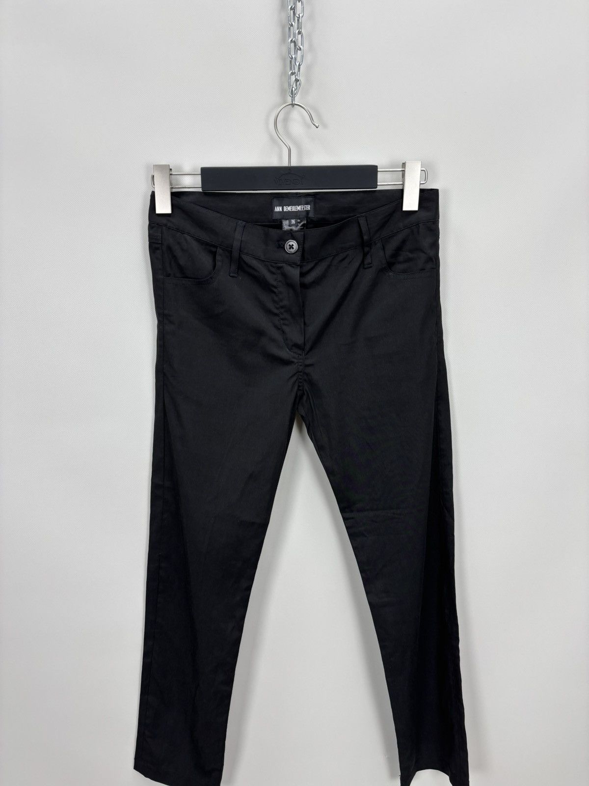 Ann Demeulemeester Womens pants Ann Demeulemeester Size 36 Color Black Size 25" / US 0 / IT 36 - 2 Thumbnail