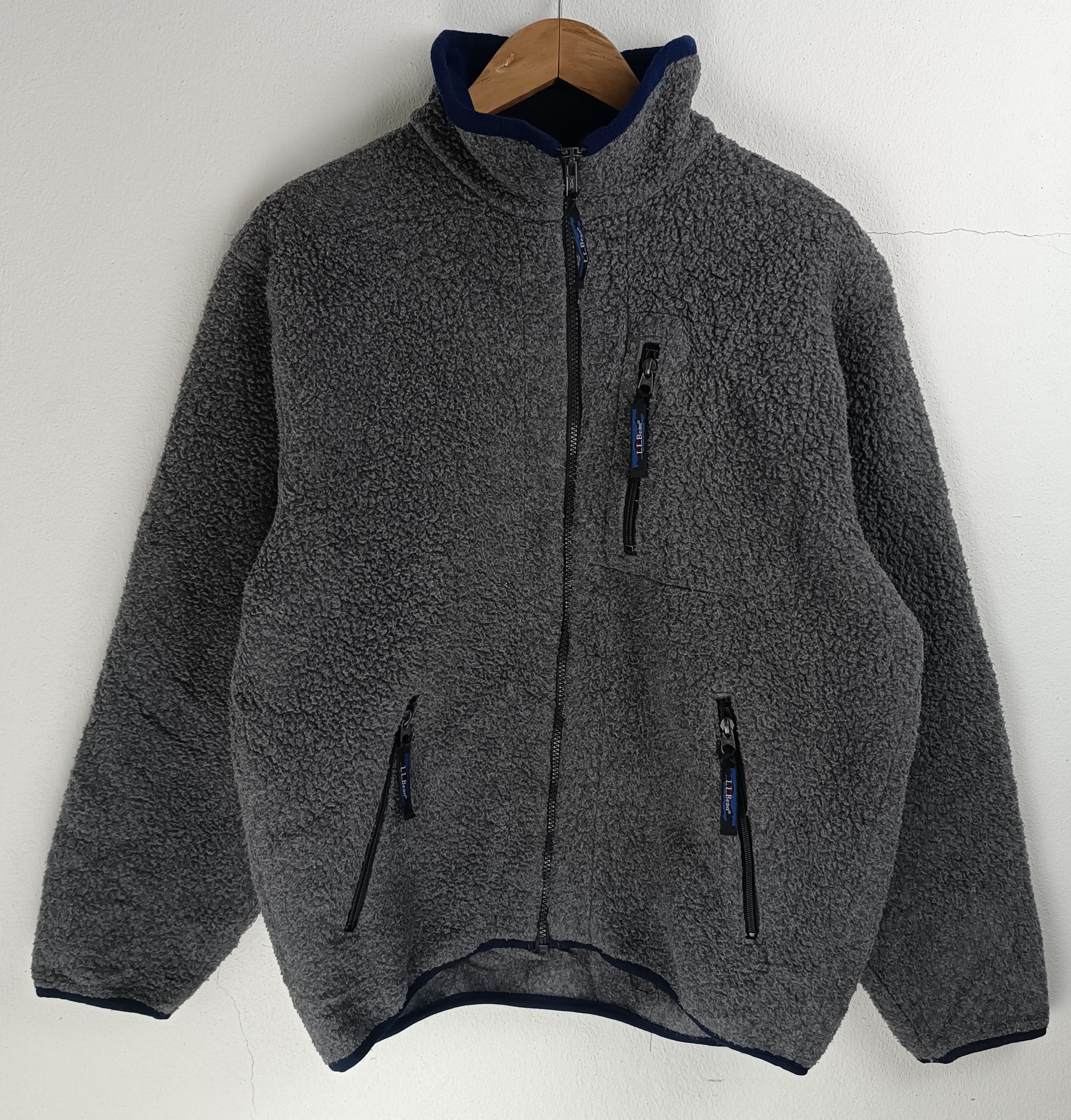 L.L. Bean VINTAGE 90'S L.L.BEAN SHERPA FLEECE JACKET Size US L / EU 52-54 / 3 - 3 Thumbnail