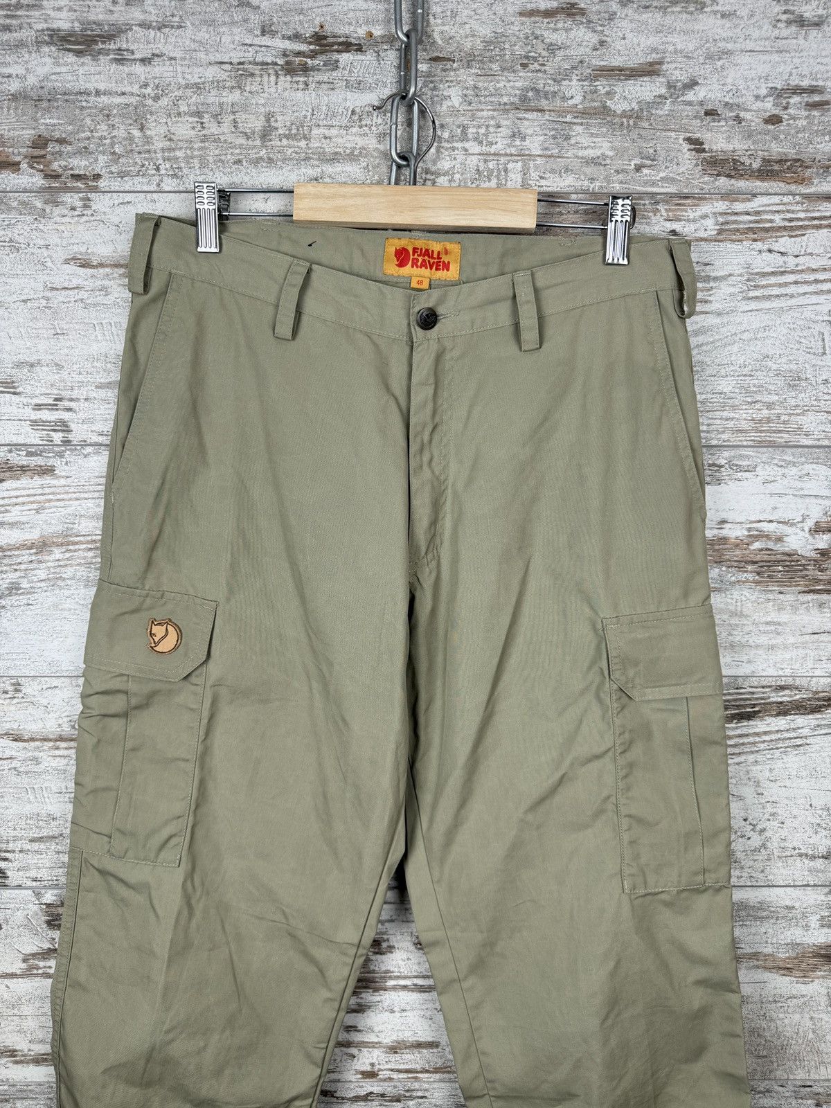 Fjallraven Mens Vintage FjallRaven g1000 cargo pants waxed Size US 30 / EU 46 - 3 Thumbnail