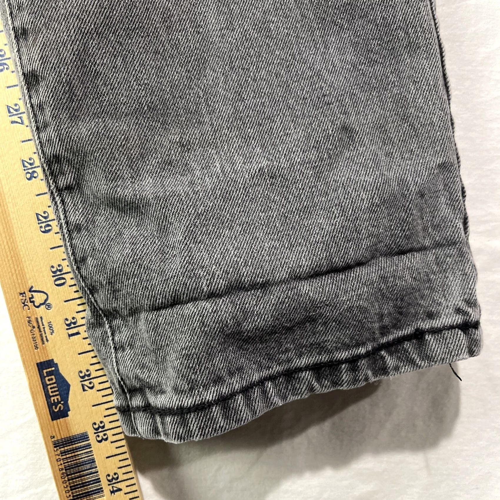 Guess VINTAGE GUESS Jeans Mens 36 Fits 32x33 Denim Black 80s 90s USA 5-Pocket Mens Jeans Size US 36 / EU 52 - 7 Thumbnail
