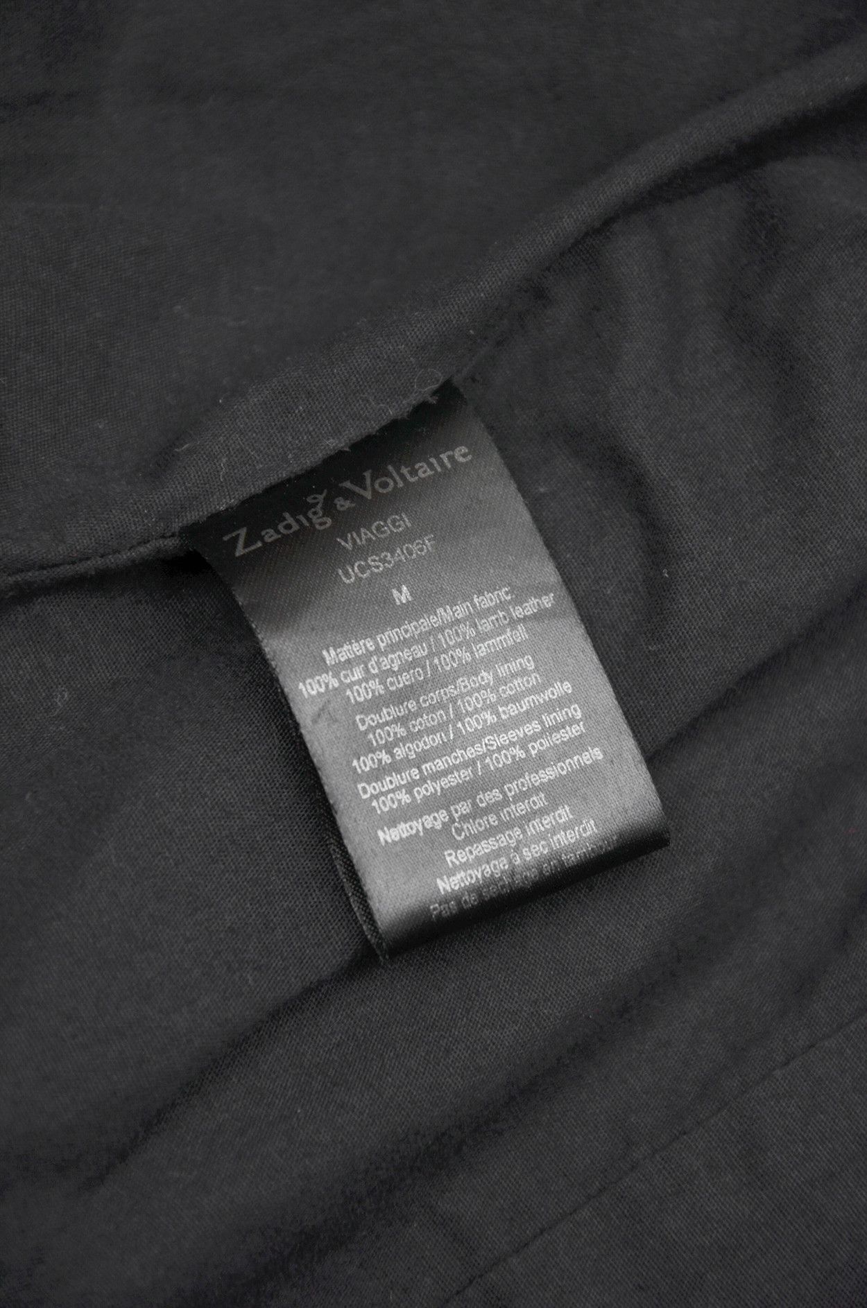 Zadig & Voltaire Zadig & Voltaire Leather Jacket – Size M Size M / US 6-8 / IT 42-44 - 12 Thumbnail
