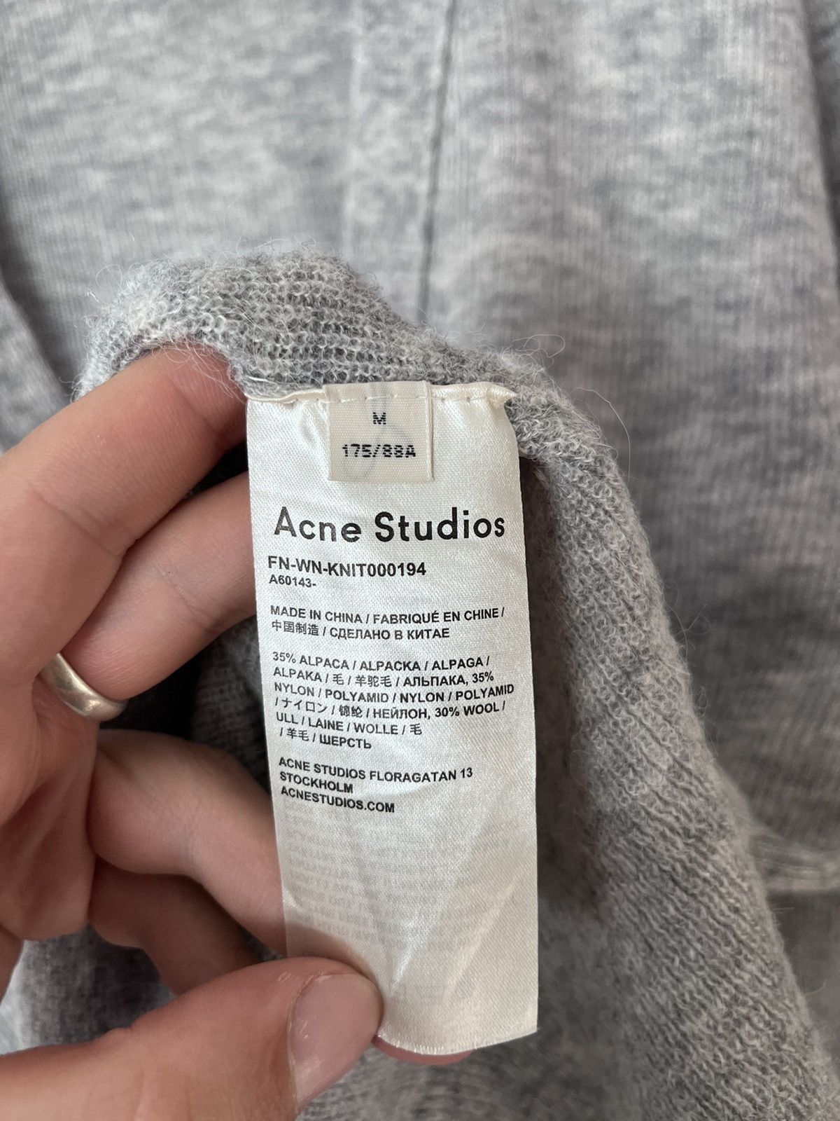 Acne Studios Oversized Acne Studios Alpaca/Wool Cardigan Size M Size M / US 6-8 / IT 42-44 - 9 Thumbnail