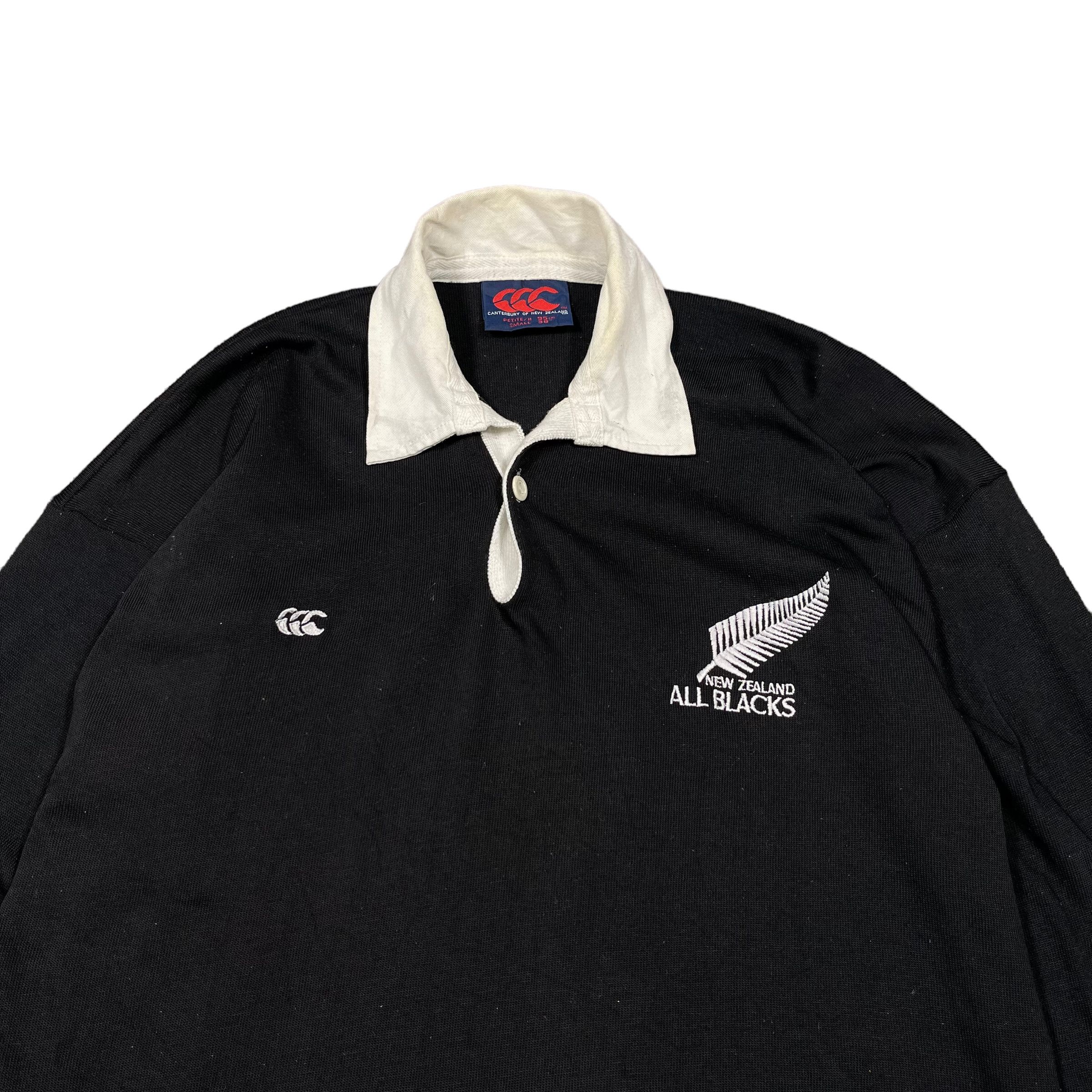 All Blacks × Canterbury of New Zealand × New Zealand Outback Vintage 1994s All Black Rugby Canterbury Polo Jersey Size US M / EU 48-50 / 2 - 4 Thumbnail
