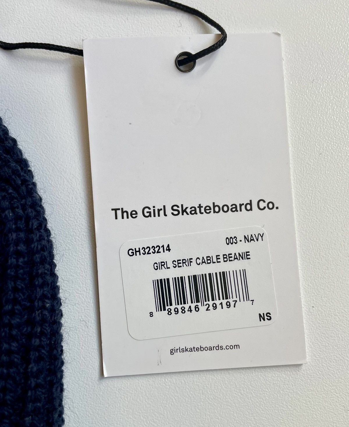 Girl Skateboards Girl Skateboard Cable Beanie Size ONE SIZE - 3 Thumbnail