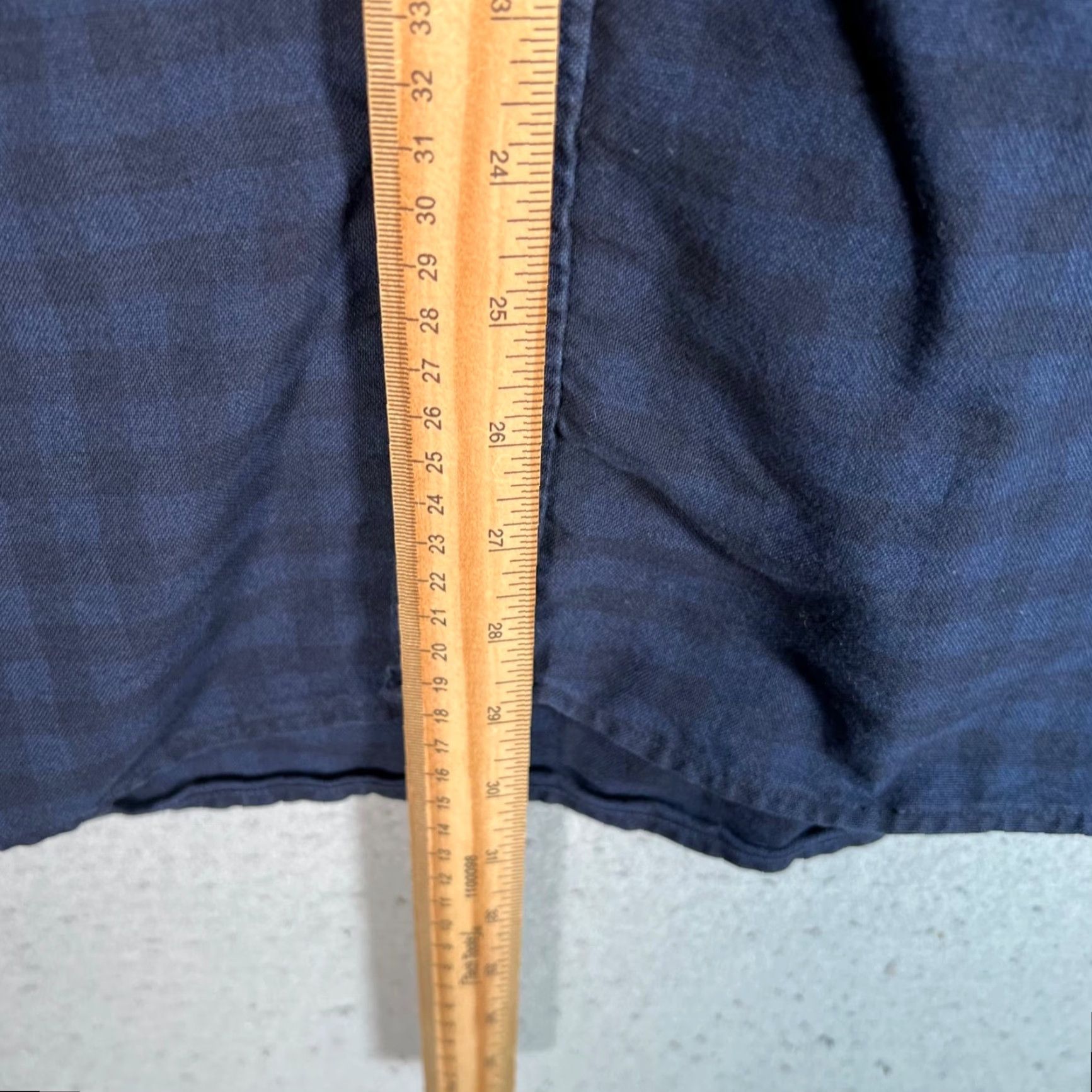 Levi's Levis Mens 2XL Blue Button-Up Long Sleeve Shirt 100% Cotton Checkered Pattern Casual Pockets Size US XXL / EU 58 / 5 - 6 Thumbnail