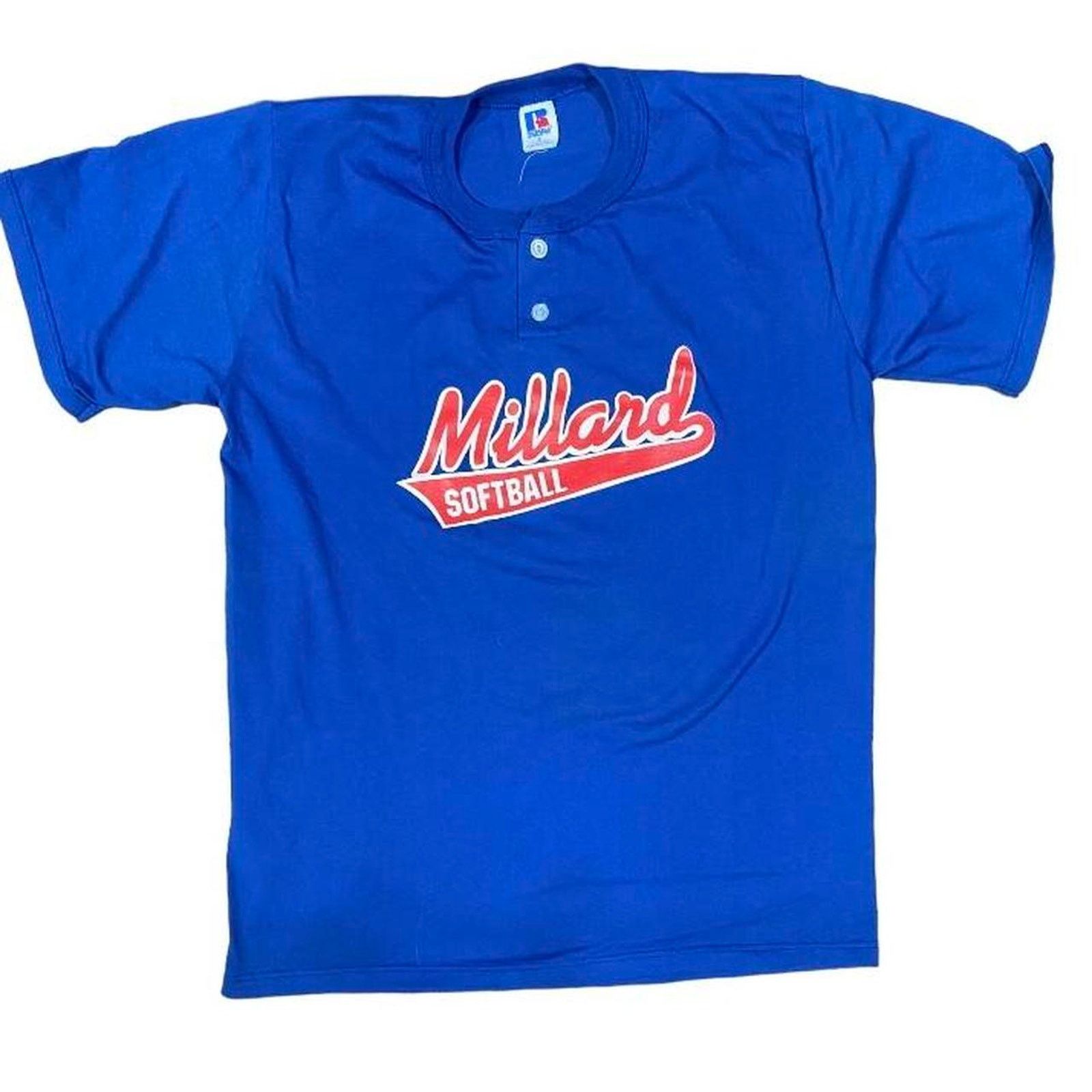 Russell Athletic 90s russell athletics baseball button Size US M / EU 48-50 / 2 - 1 Thumbnail