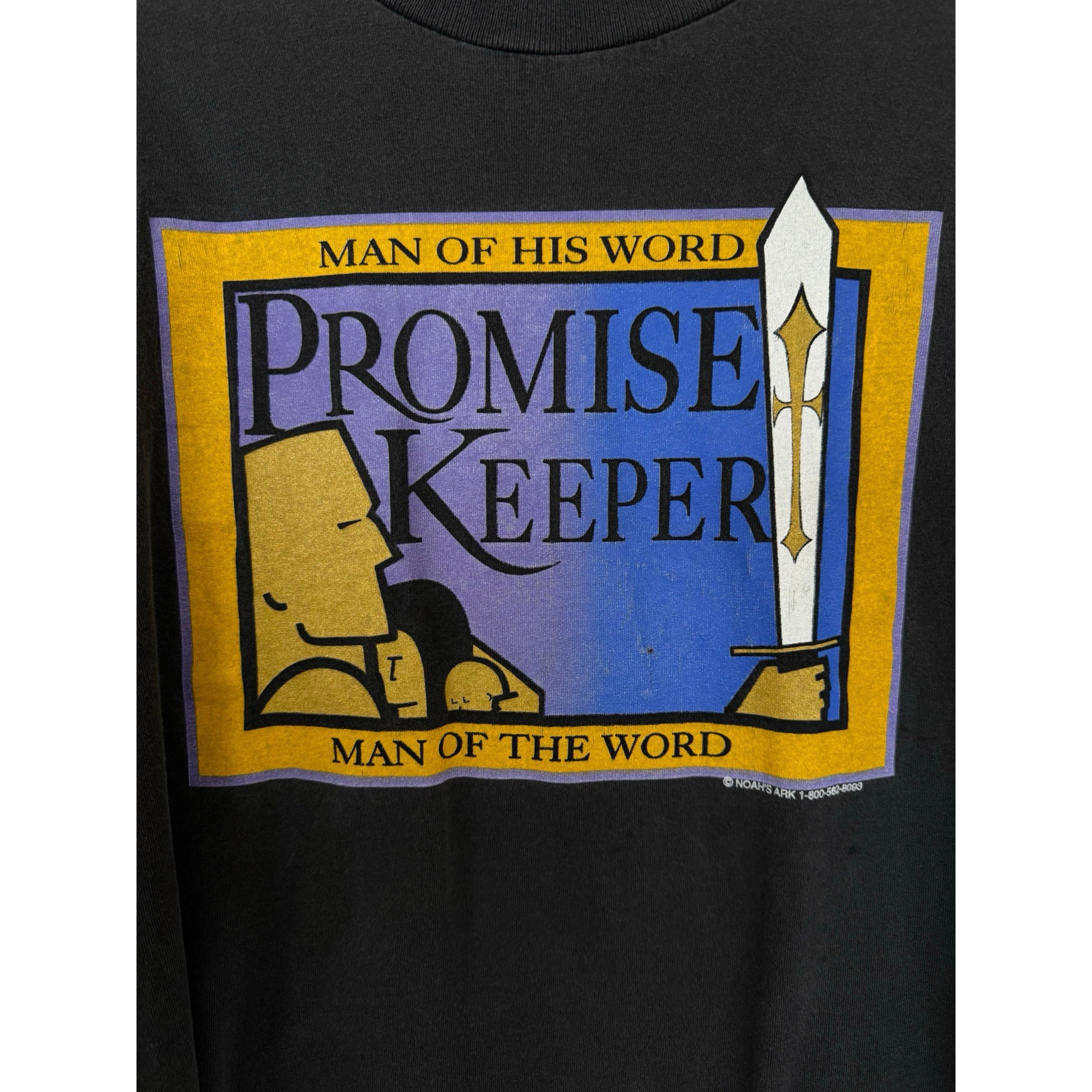 Vintage Promise Keeper Real Men Love Jesus Tee Size US XL / EU 56 / 4 - 3 Thumbnail