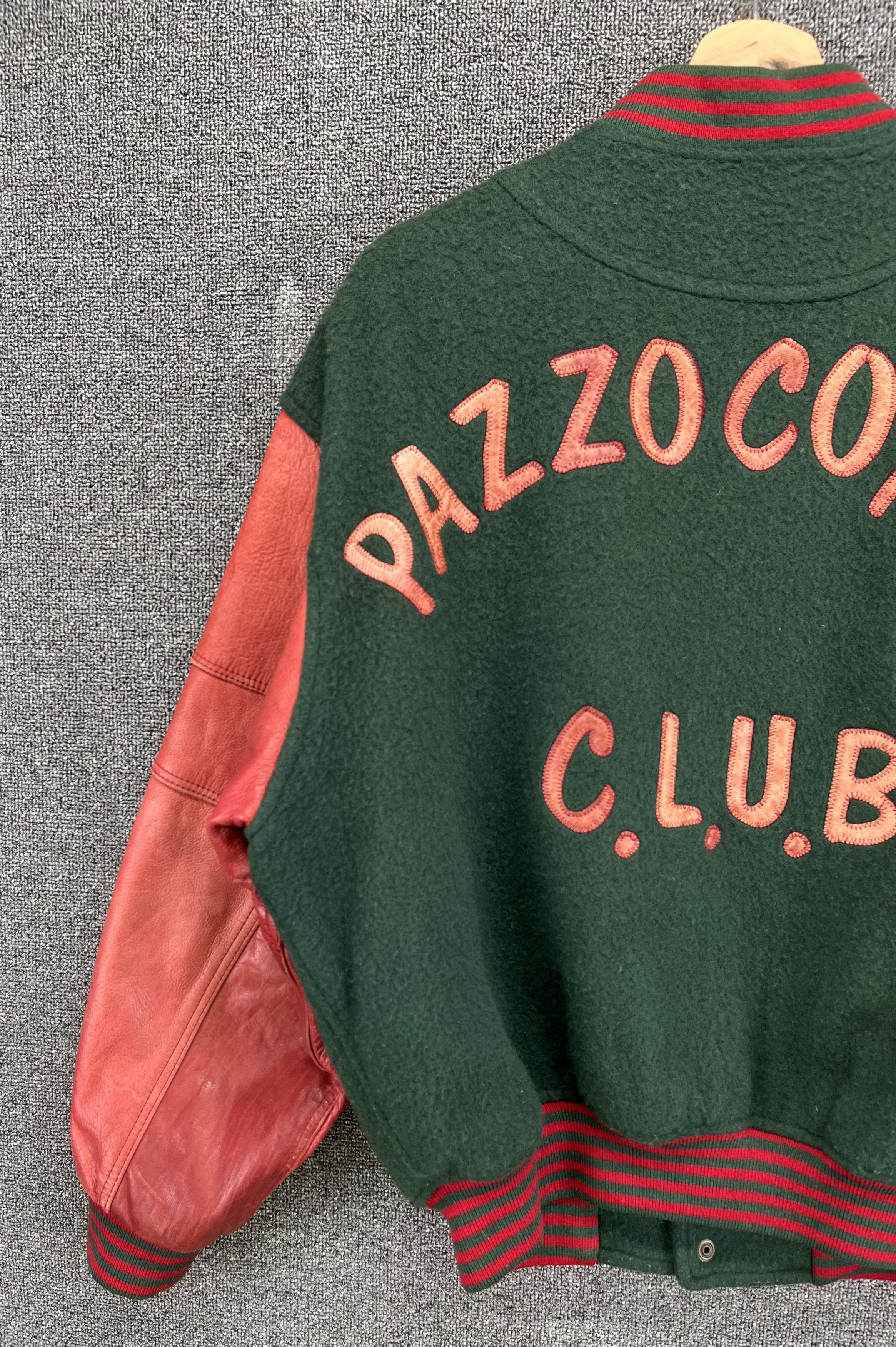 Vintage Vintage Pazzo Club 1986 Rare Wool Varsity Jacket Size US M / EU 48-50 / 2 - 2 Thumbnail