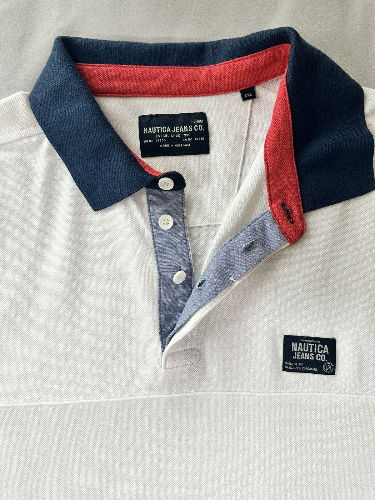Nautica Nautica Jeans Co. Performance Polo Size US XXL / EU 58 / 5 - 13 Thumbnail