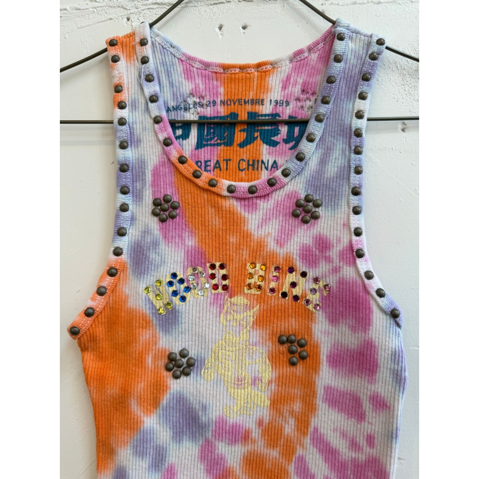 The Great China Wall Great China Wall x Hot Mess Tie Dye Studded Tank Top Size M / US 6-8 / IT 42-44 - 2 Thumbnail