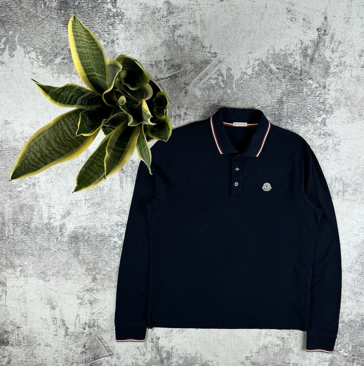 Maglia polo manica lunga moncler deals