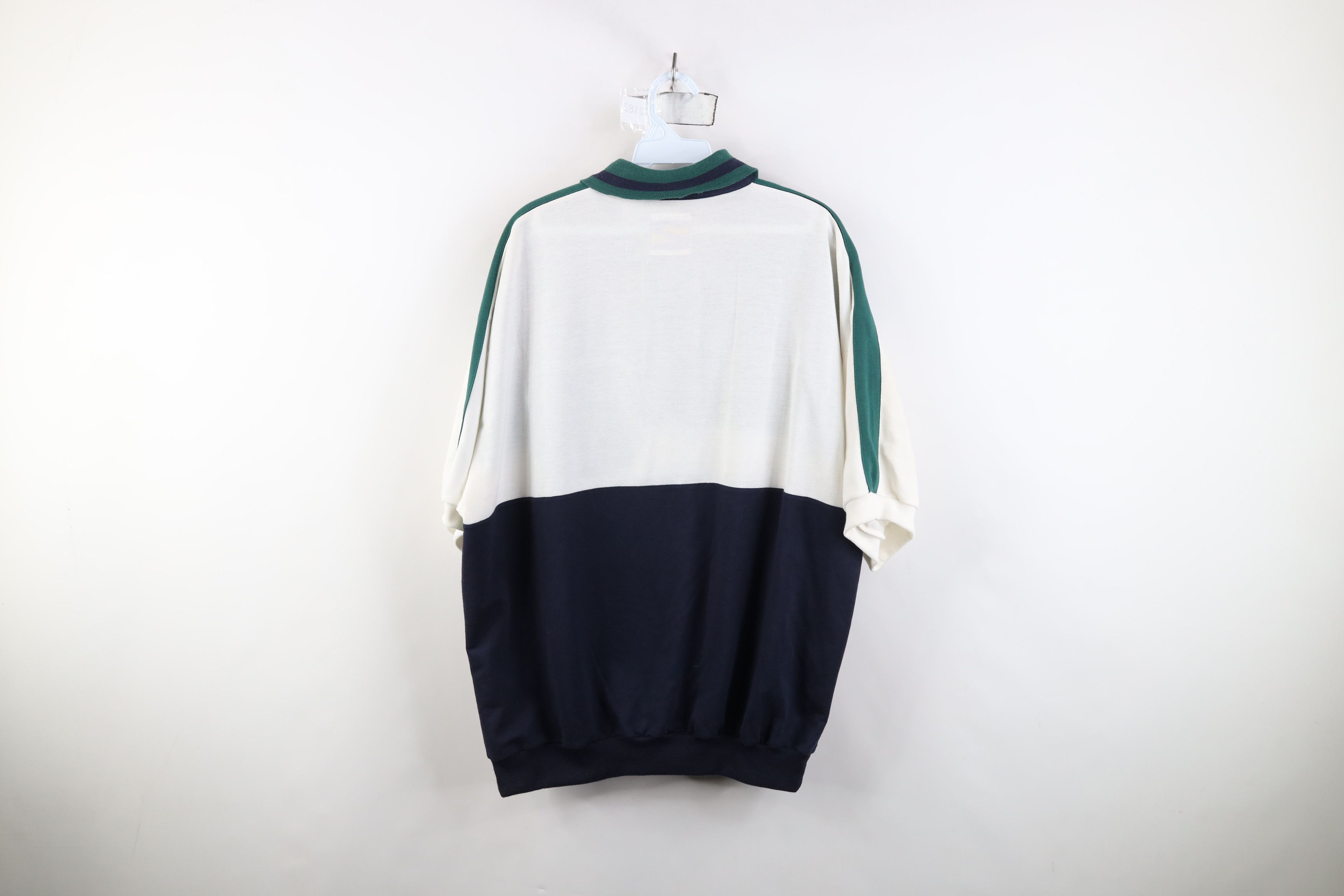 Vintage Vintage 90s Streetwear Block Collared Pullover Polo Shirt Size US XL / EU 56 / 4 - 10 Thumbnail