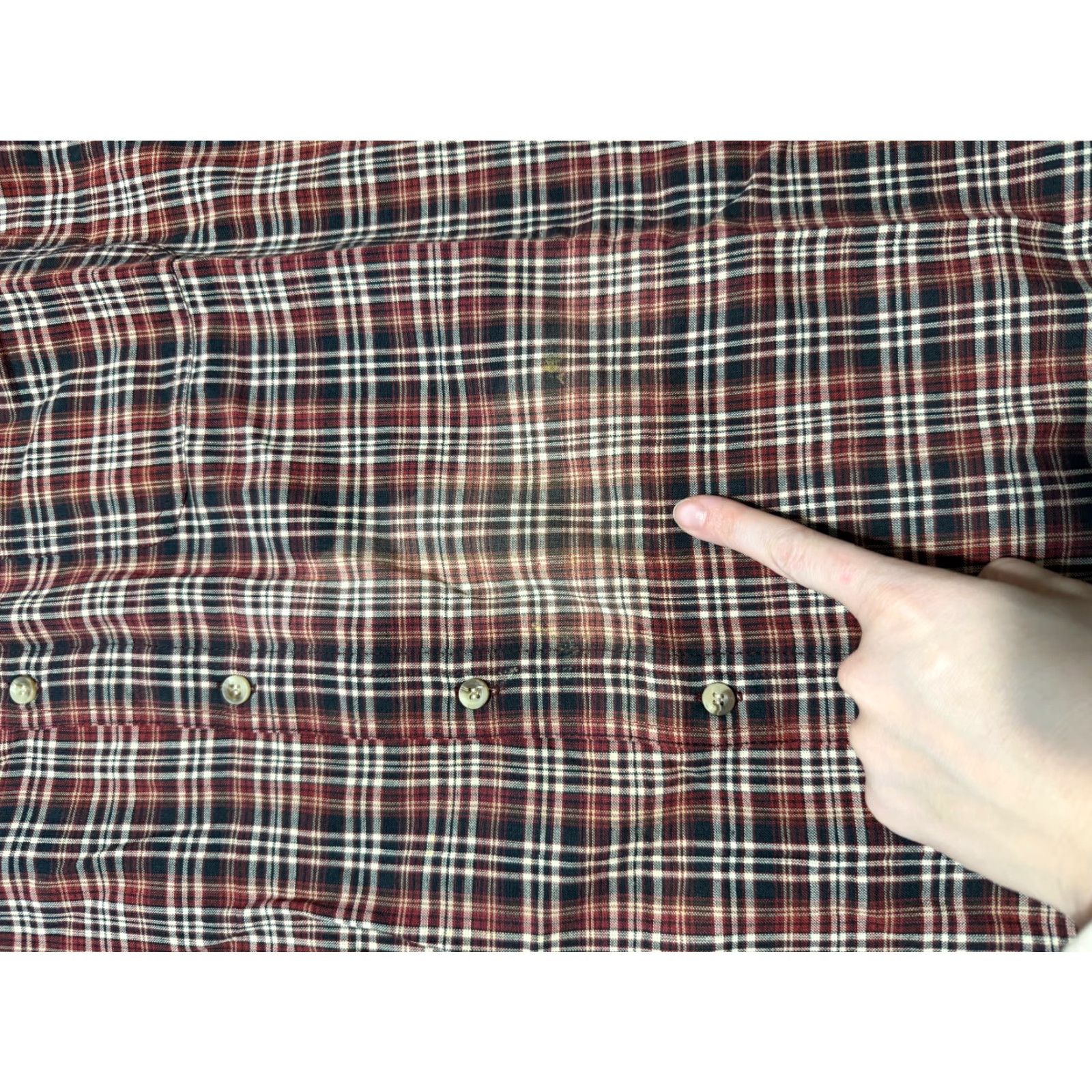 Vintage VINTAGE Reservoir Shirt Mens 3XLT Green Red White Plaid Long Sleeve Button Up Size US XXL / EU 58 / 5 - 5 Thumbnail