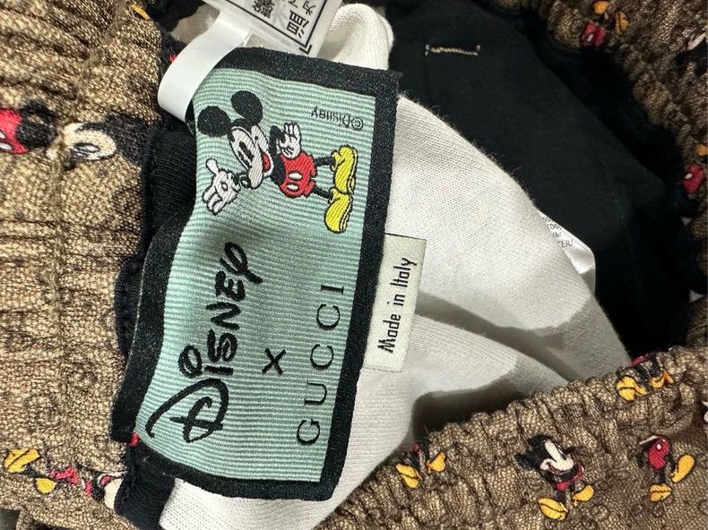 Gucci Gucci Size XS Disney co-branded full print Mickey Mouse log Size US 30 / EU 46 - 3 Thumbnail