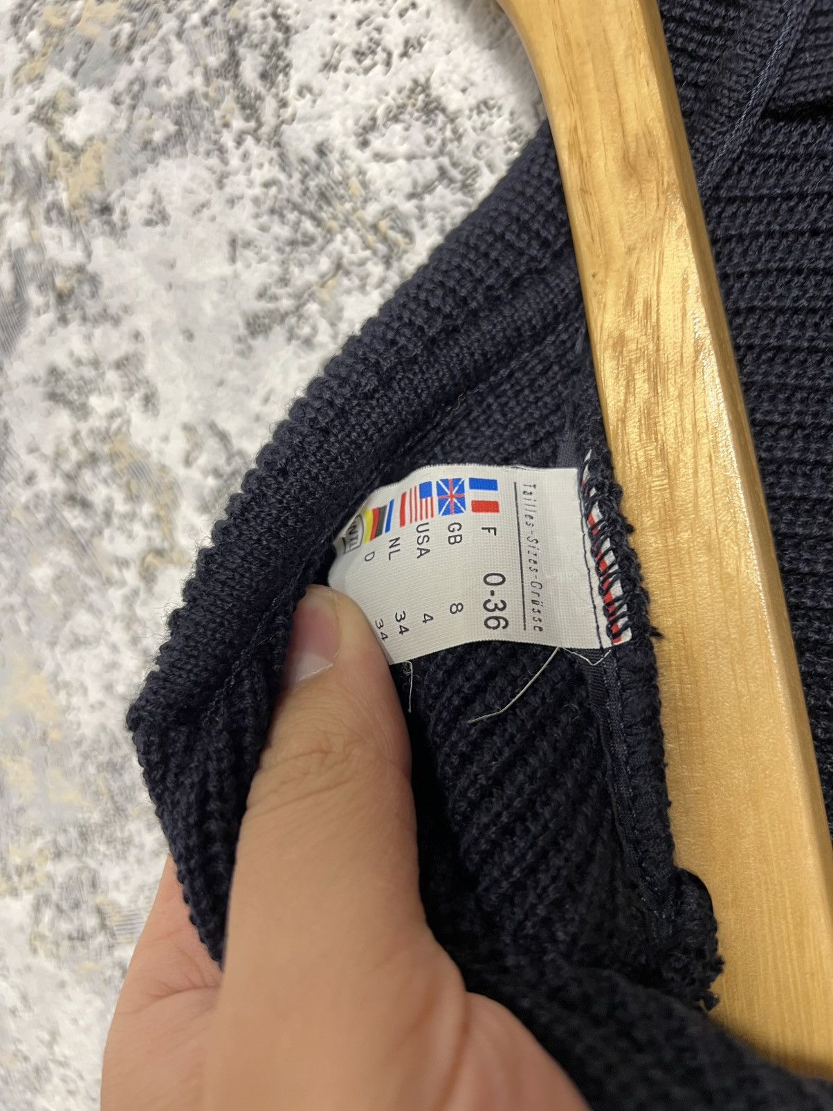 Saint James × Vintage Saint James Size USA 4 Knitted Cardigan Collared Sweater Size S / US 4 / IT 40 - 9 Thumbnail