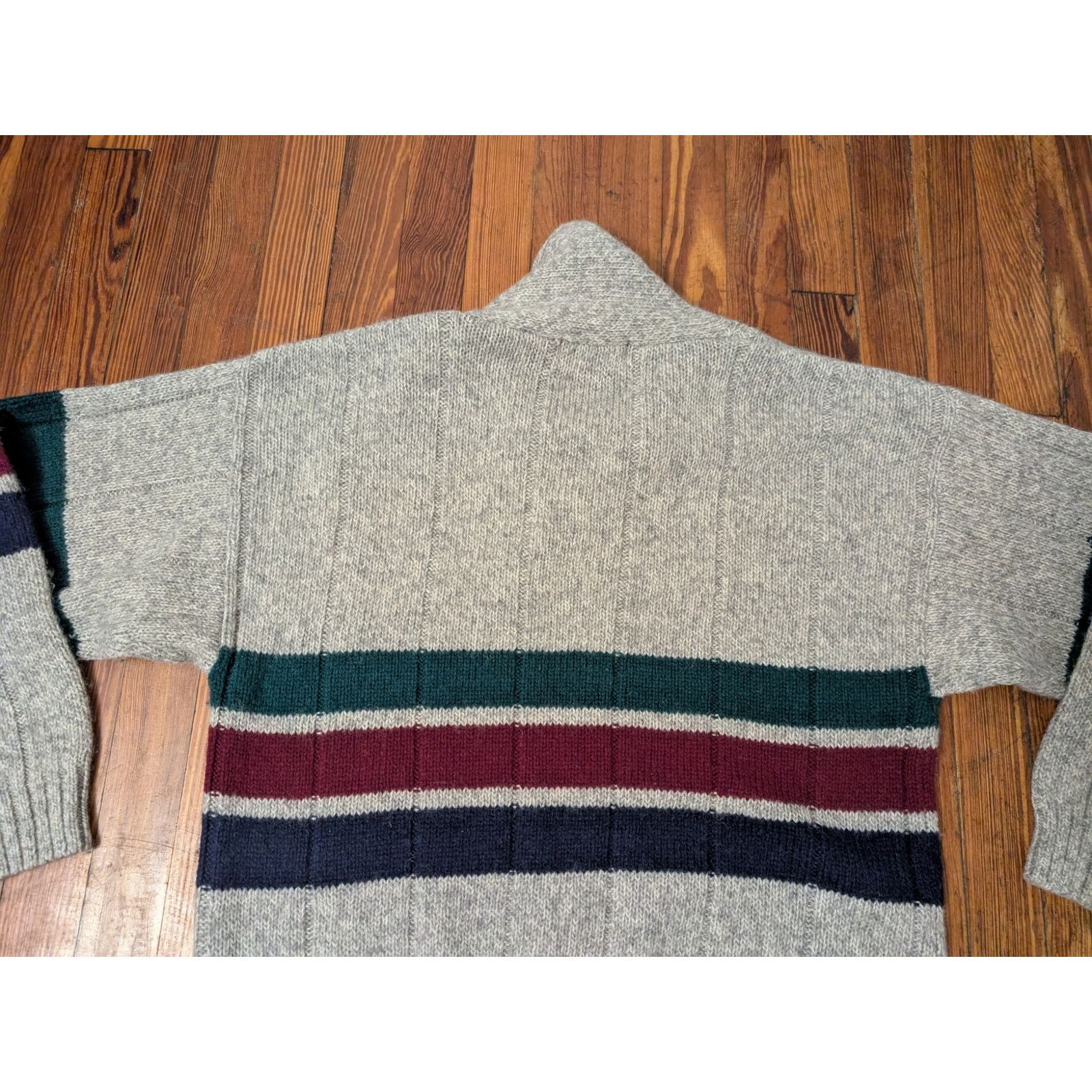 Eddie Bauer Eddie Bauer VTG Wool Blend Gray Sweater Womens Large Size L / US 10 / IT 46 - 5 Thumbnail