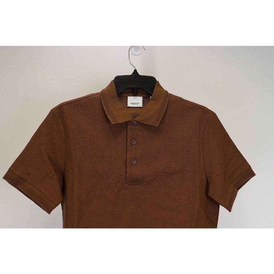 Burberry o1rshd1 Polo Shirt in Dark Birch Brown Size US XS / EU 42 / 0 - 2 Thumbnail