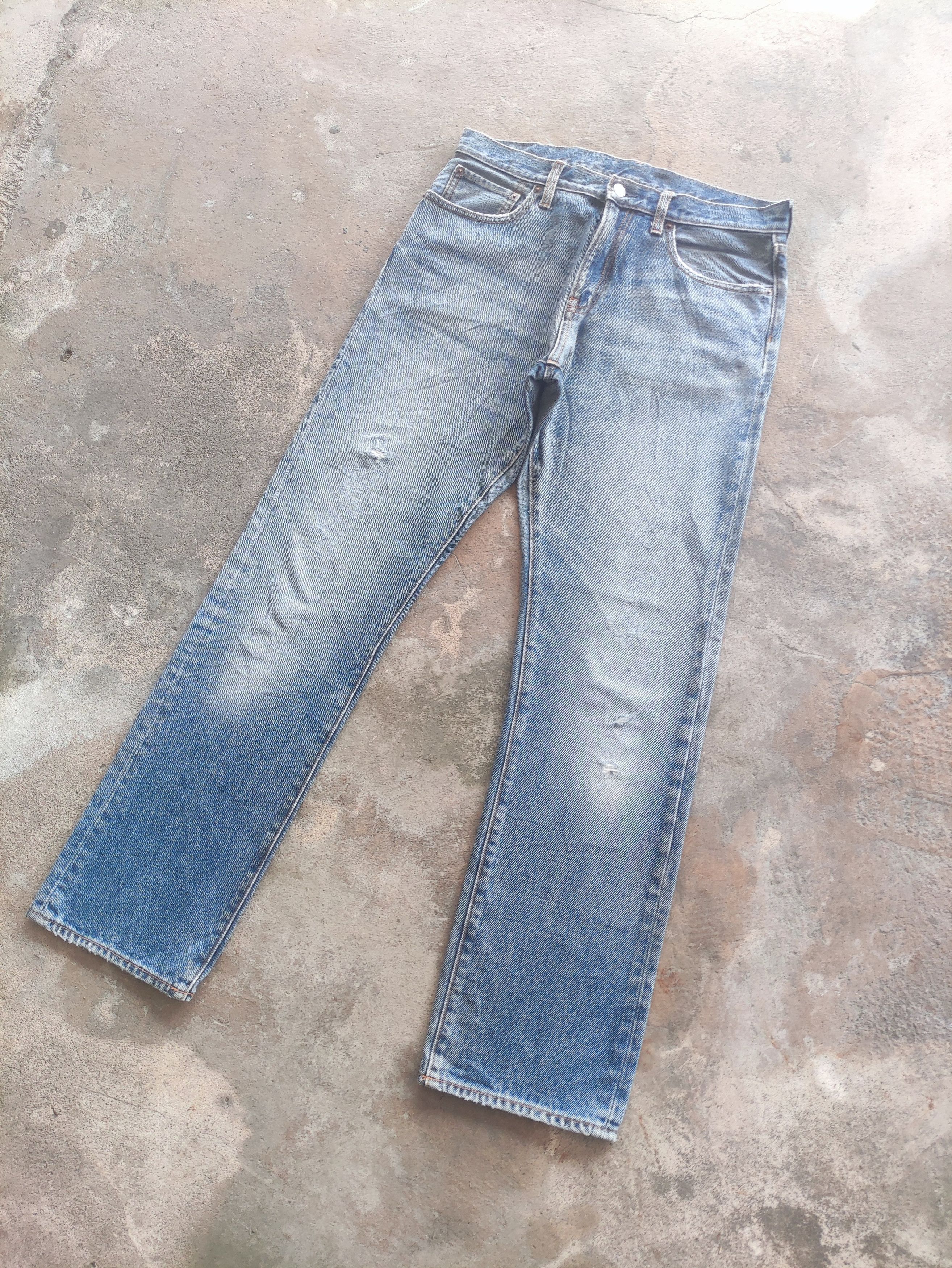 Japanese Brand × Jean W34💥 Vintage Japanese Distressed Denim Faded Pants Jeans Size US 34 / EU 50 - 1 Thumbnail