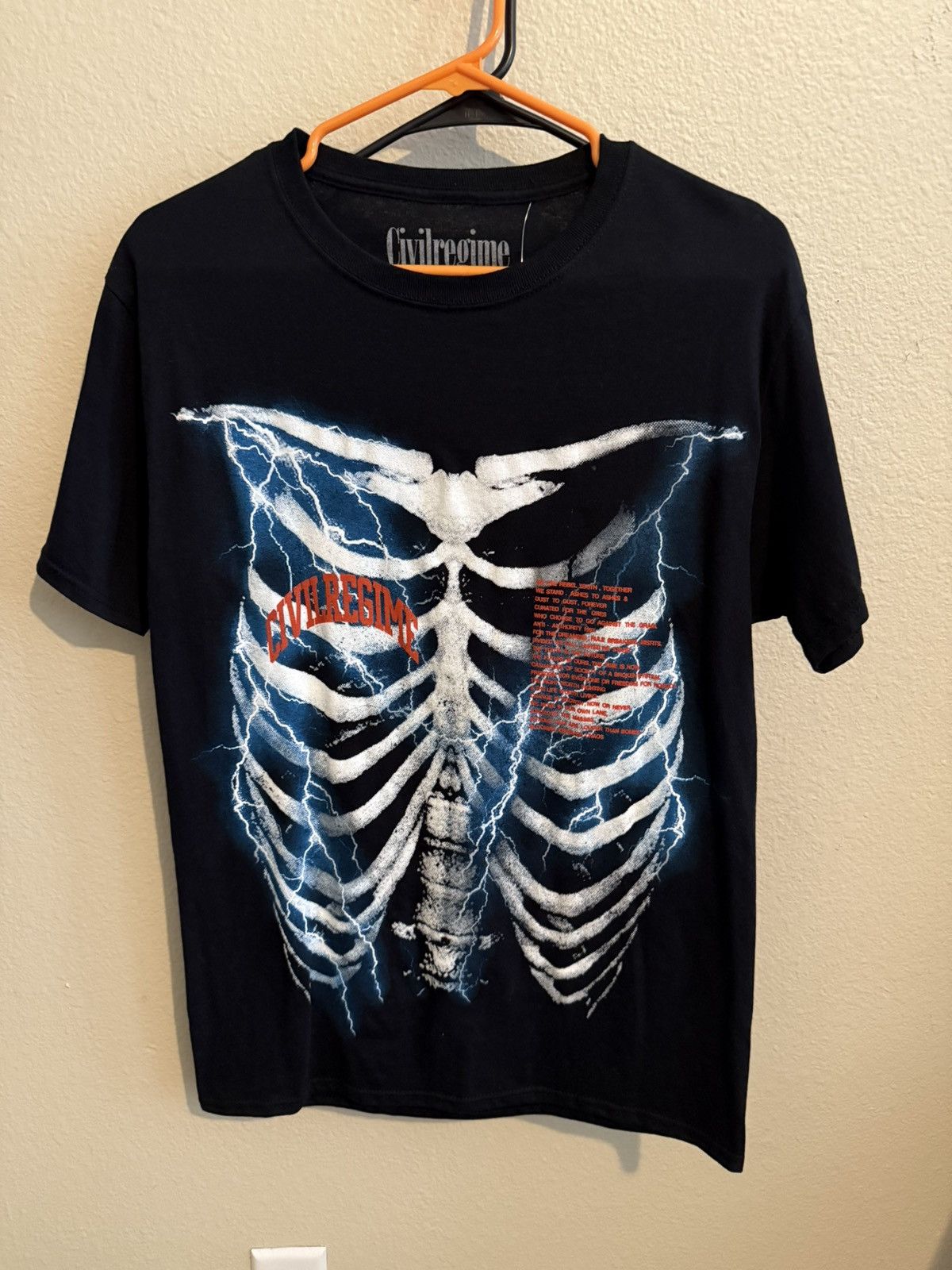 Civil Regime Skeleton Tee Size US S / EU 44-46 / 1 - 1 Thumbnail