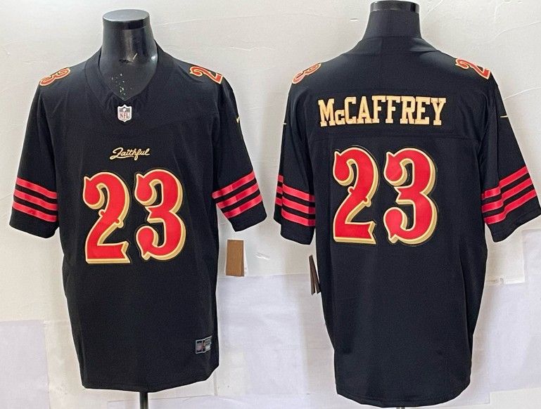 Other 49ers 23 Christian McCaffrey Black Gold Rivalries Jersey Size US M / EU 48-50 / 2 - 1 Thumbnail