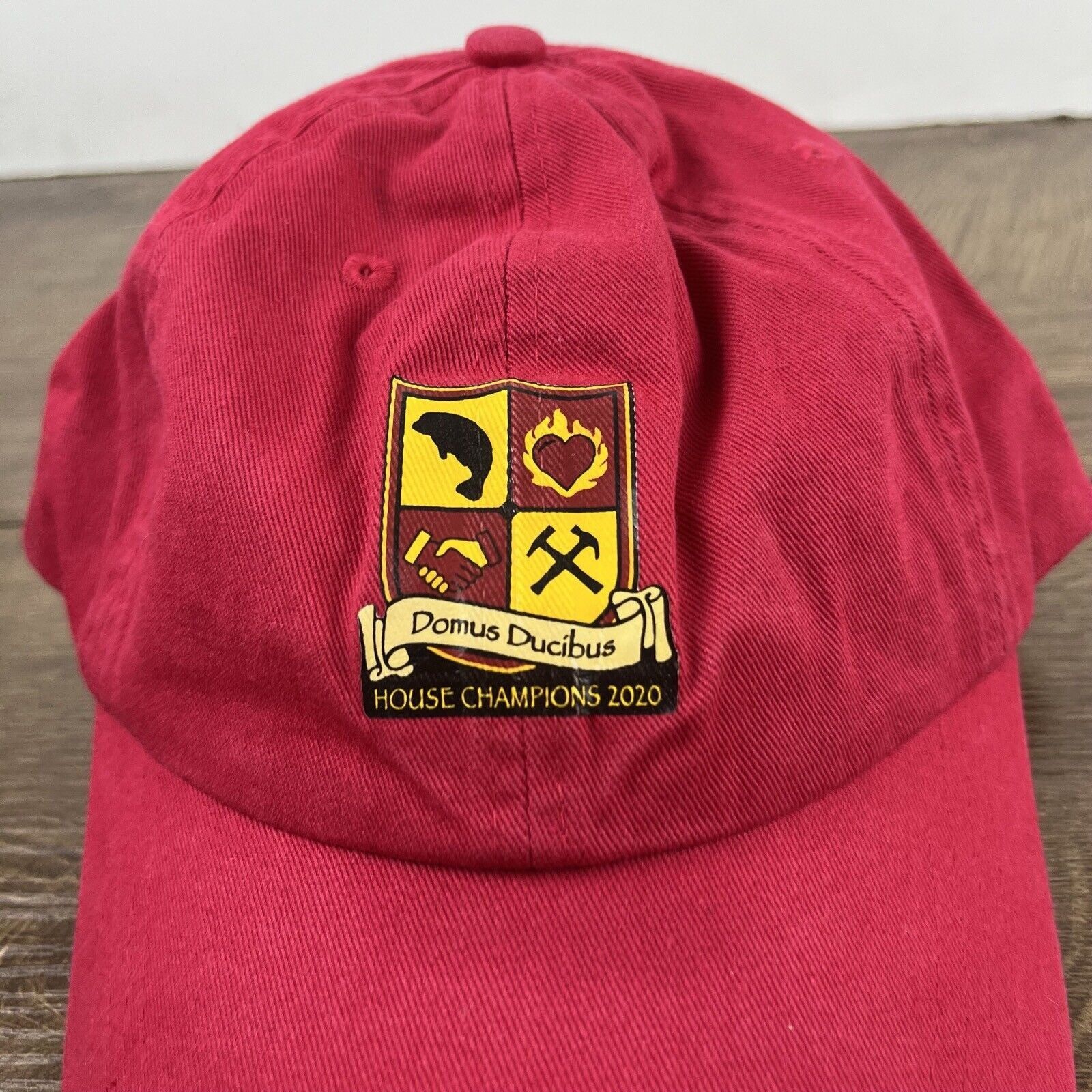 Other Domus Ducibus House Champions 2020 Hat Red Cap Adjustable Ha Size ONE SIZE - 7 Thumbnail