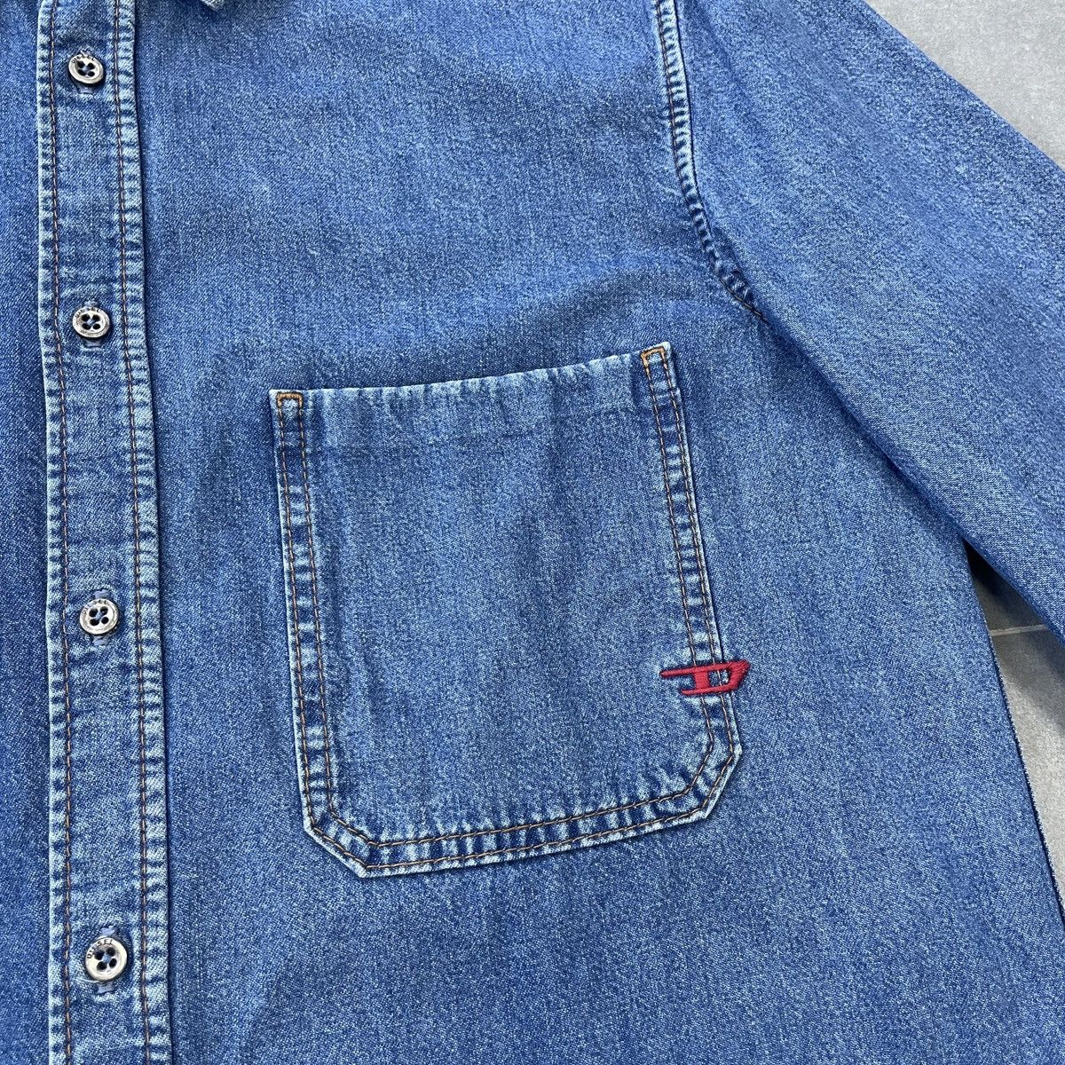 Diesel Diesel Button Shirt Size L Size US L / EU 52-54 / 3 - 9 Thumbnail